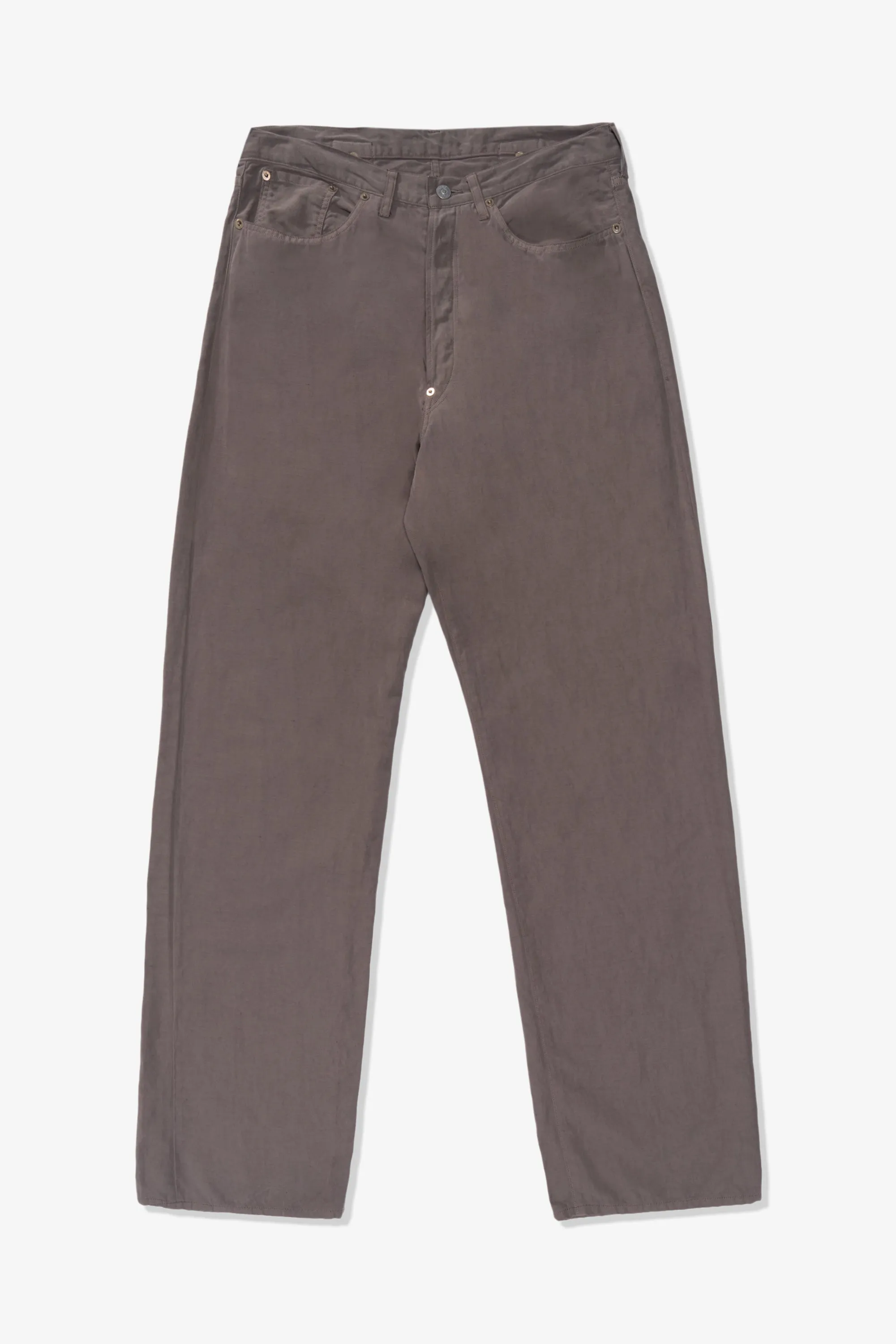 LW - C x KAPTAIN SUNSHINE COTTON LINEN PANT - DUST GREY sold by Lady White Co.