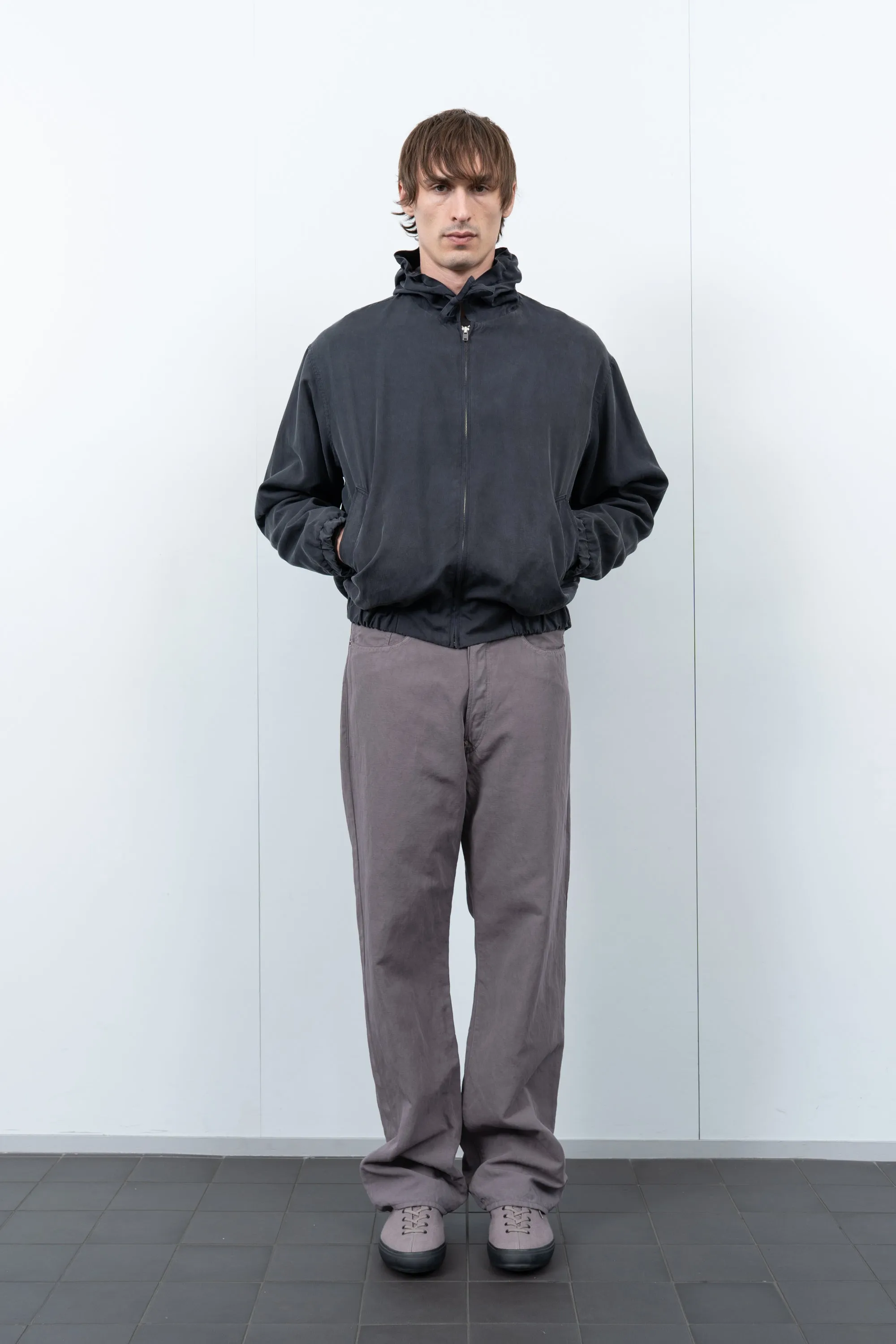 LW - C x KAPTAIN SUNSHINE COTTON LINEN PANT - DUST GREY sold by Lady White Co. product image thumbnail 2