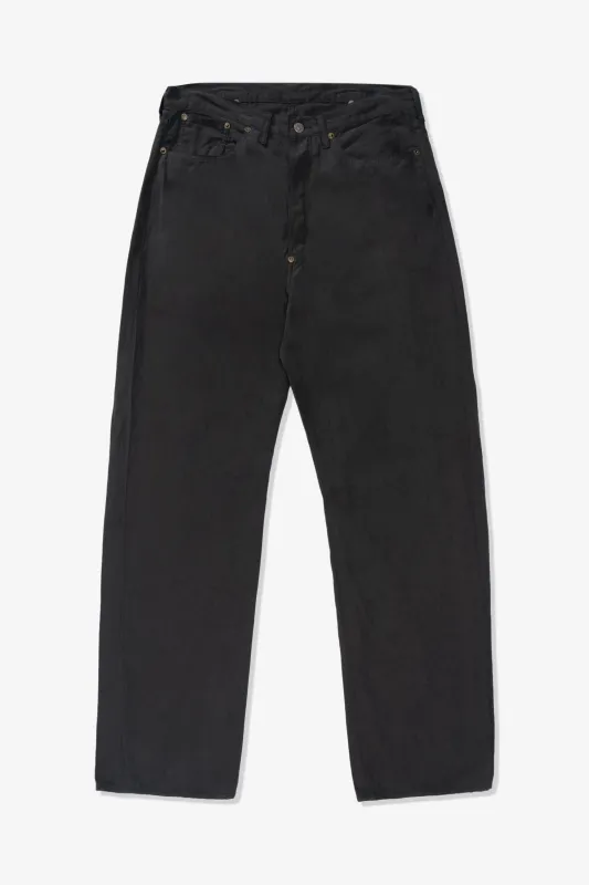 LW - C x KAPTAIN SUNSHINE COTTON LINEN PANT - CHARCOAL made by Kaptain Sunshine