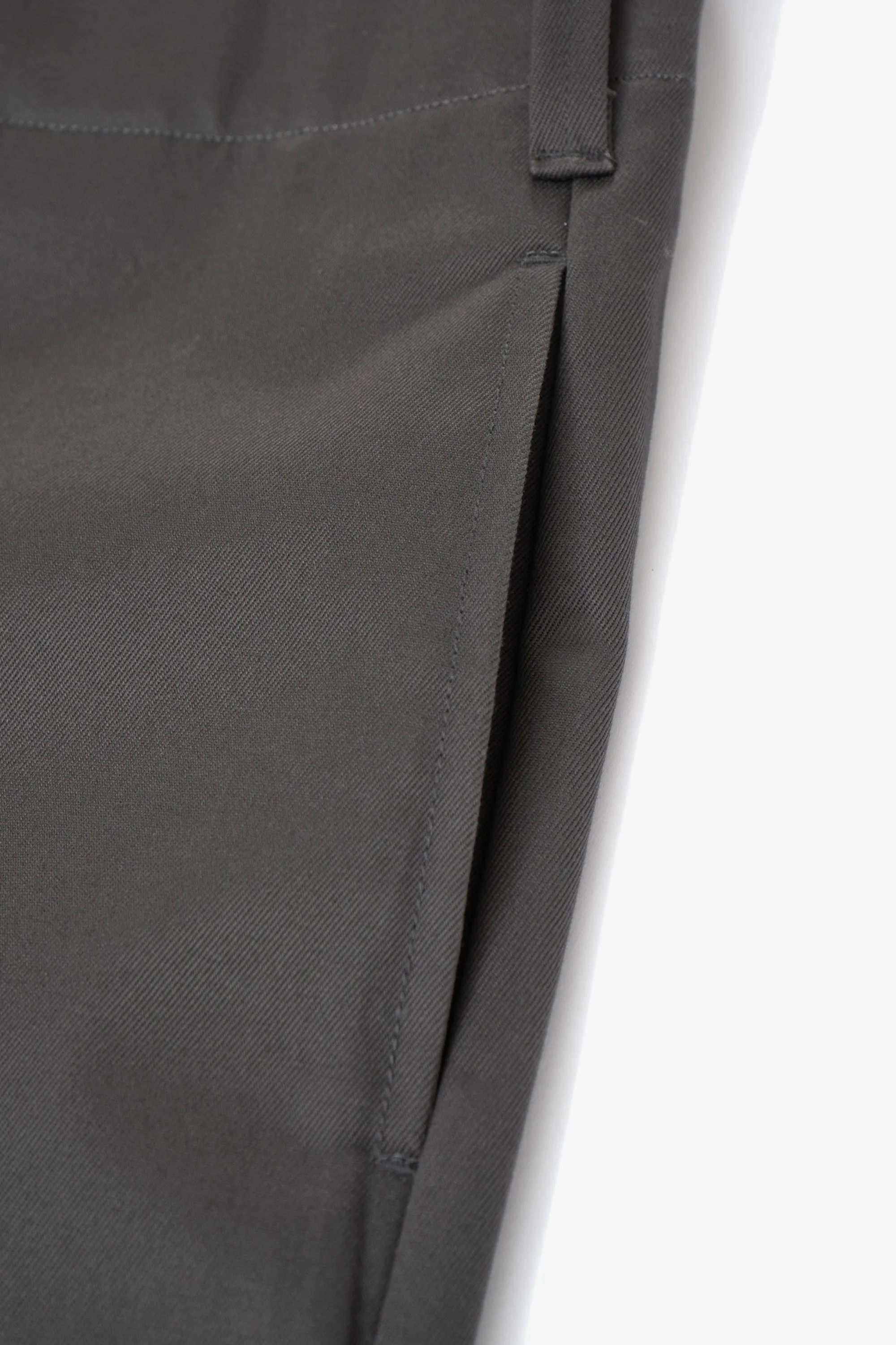 TWILL TROUSER - PEWTER sold by Lady White Co. product image thumbnail 5