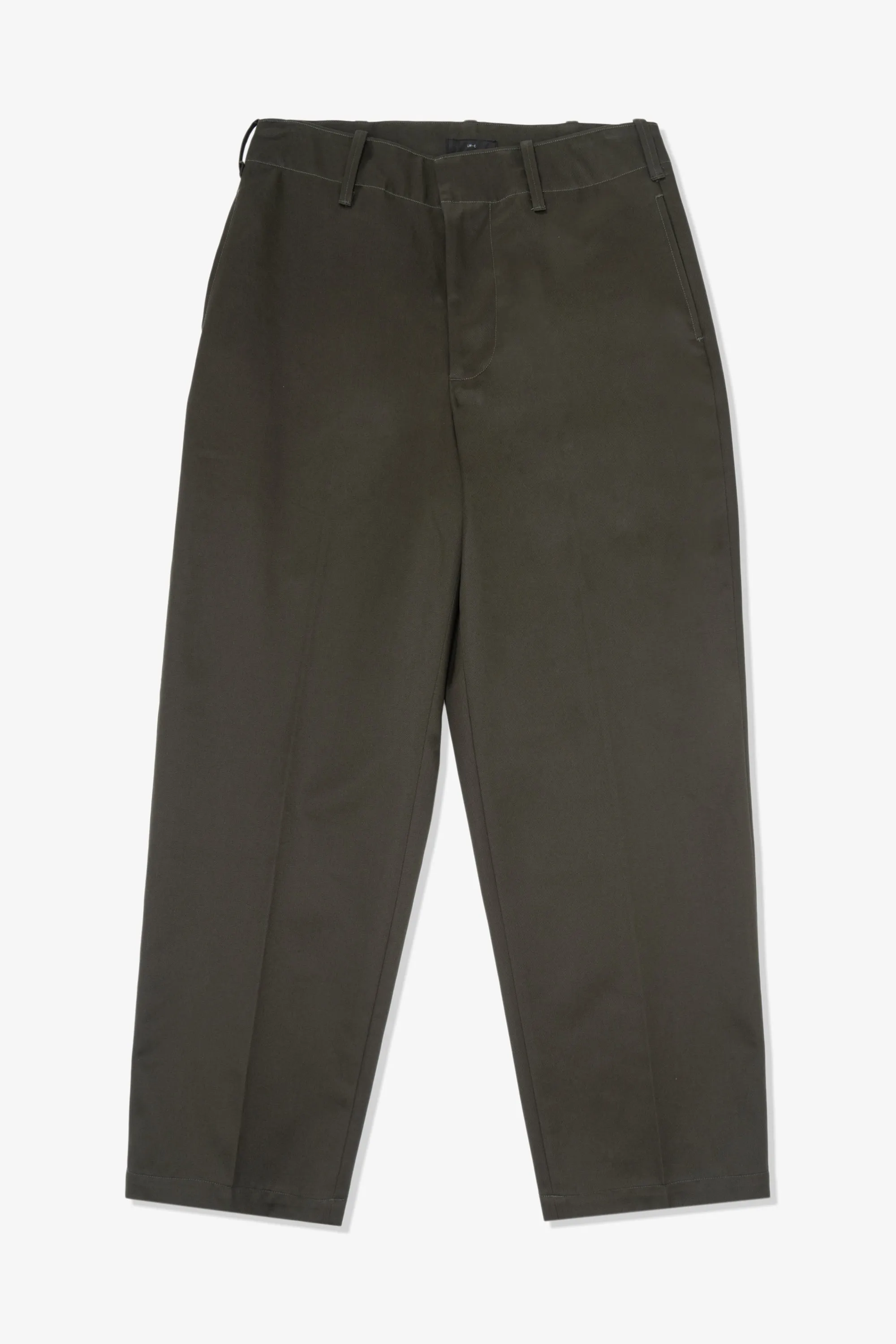 TWILL TROUSER - BLACK OLIVE sold by Lady White Co.
