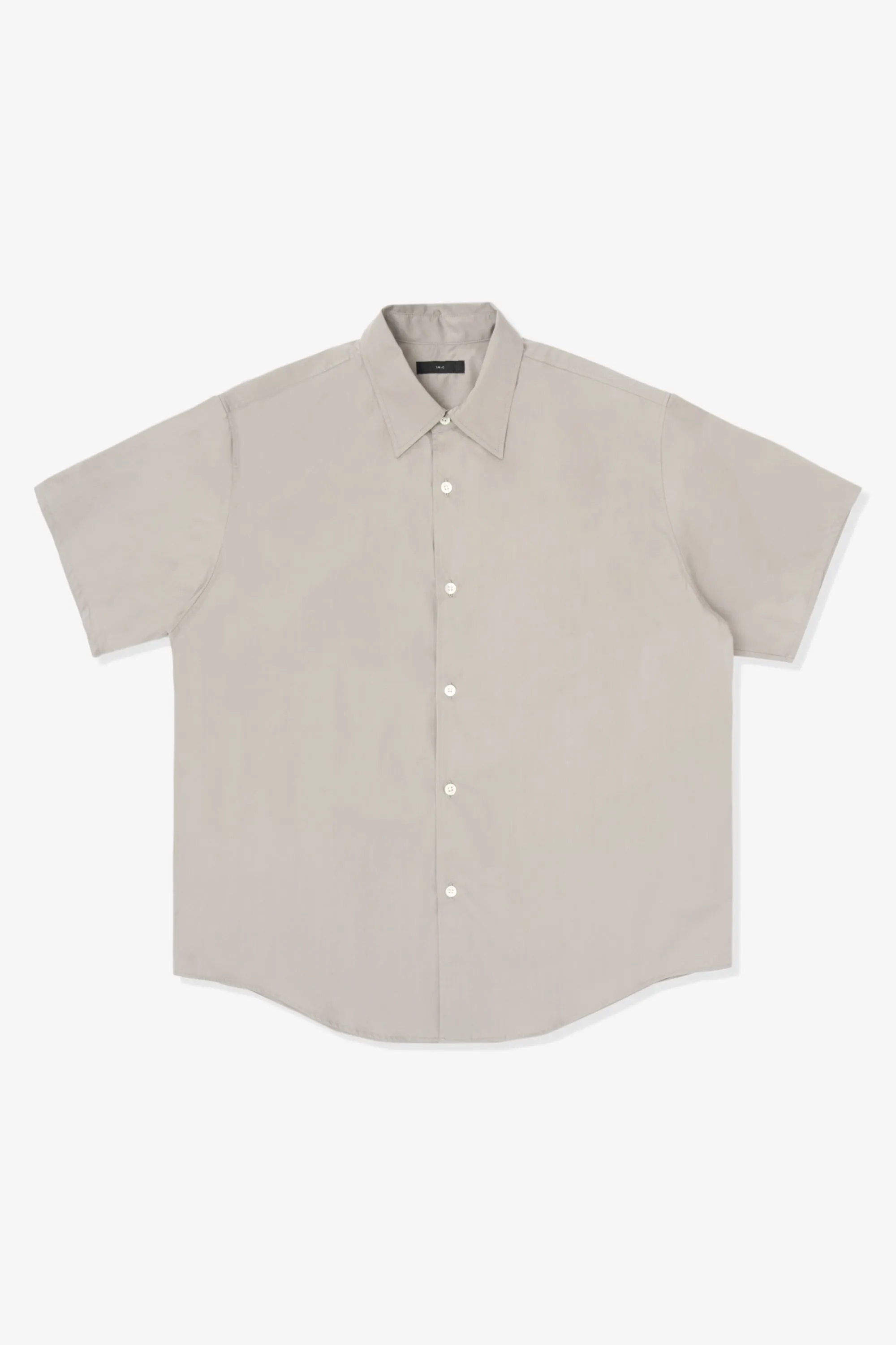 LYNN POPLIN S/S SHIRT - TRUE GREY sold by Lady White Co.