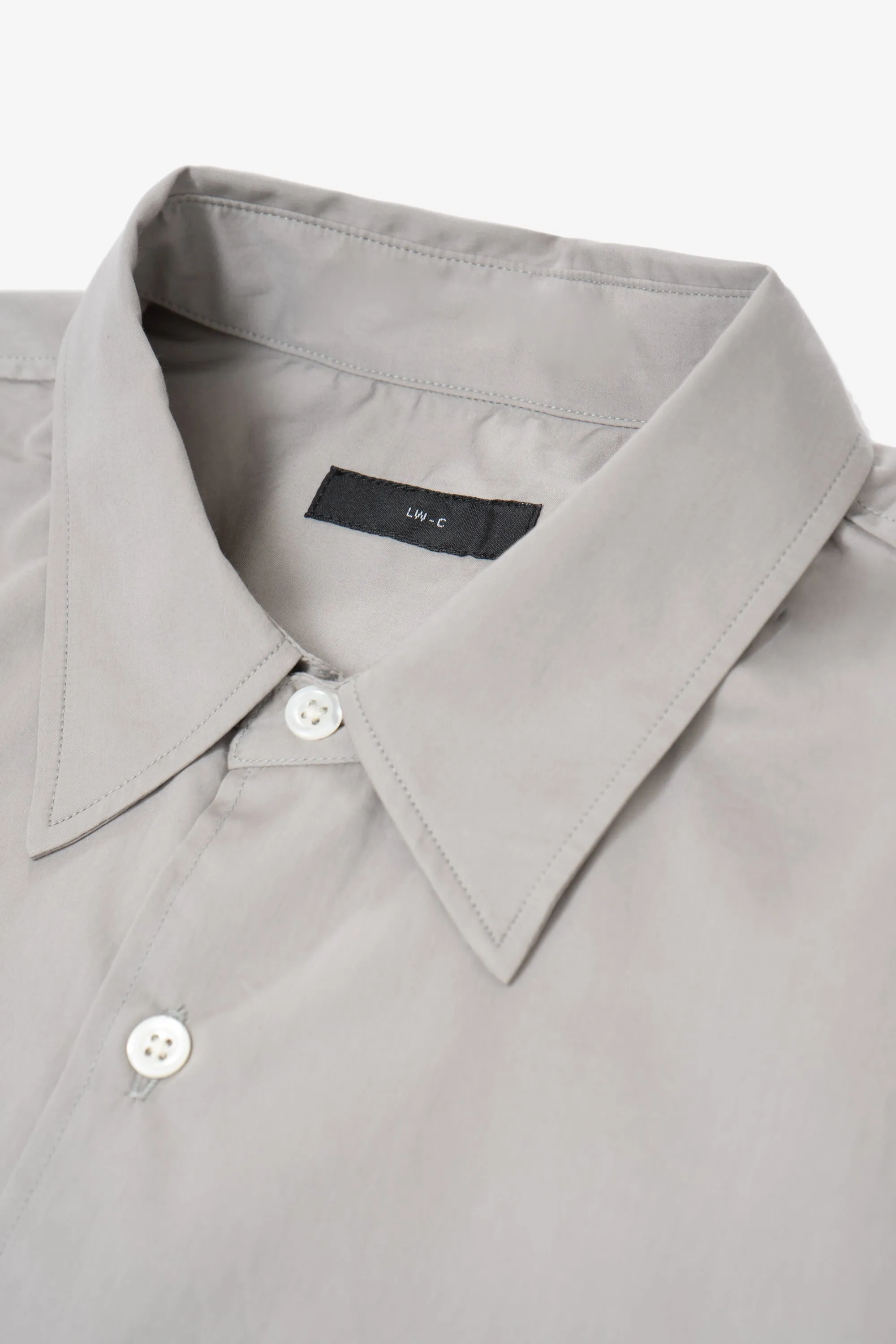 LYNN POPLIN L/S SHIRT - TRUE GREY sold by Lady White Co. product image thumbnail 4