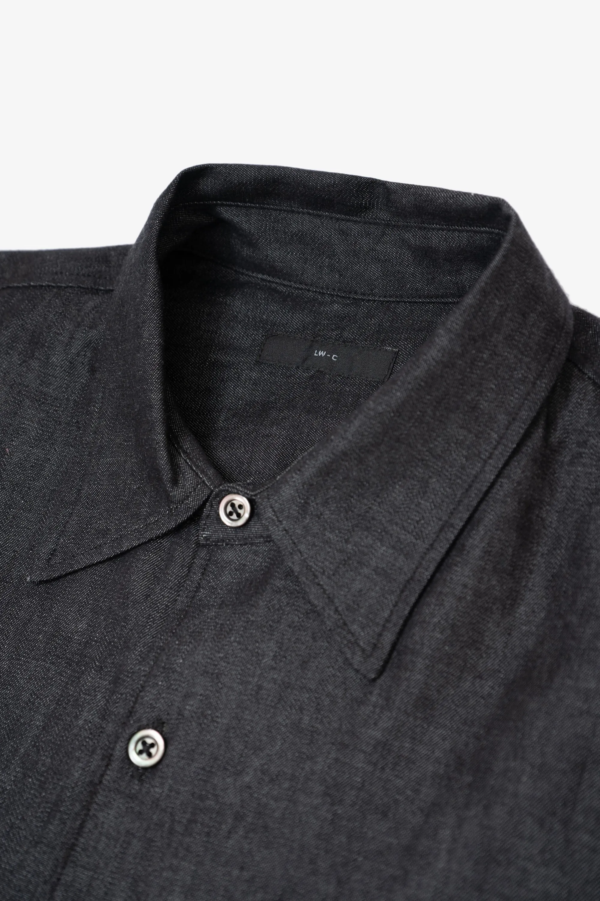 LYNN CHAMBRAY S/S SHIRT - BLACK CHAMBRAY sold by Lady White Co. product image thumbnail 5