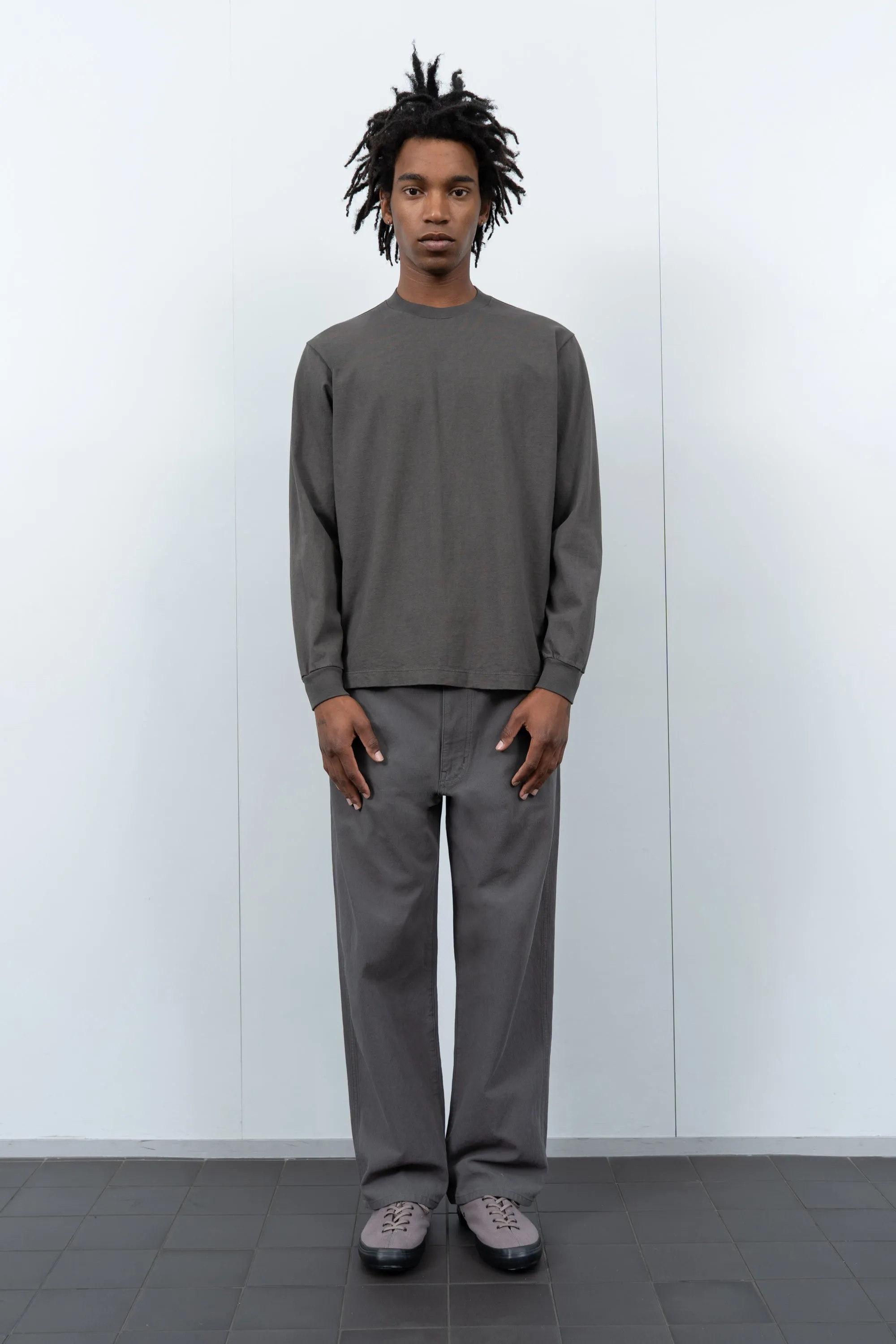 L/S MUNICIPAL T-SHIRT - PEWTER sold by Lady White Co. product image thumbnail 2