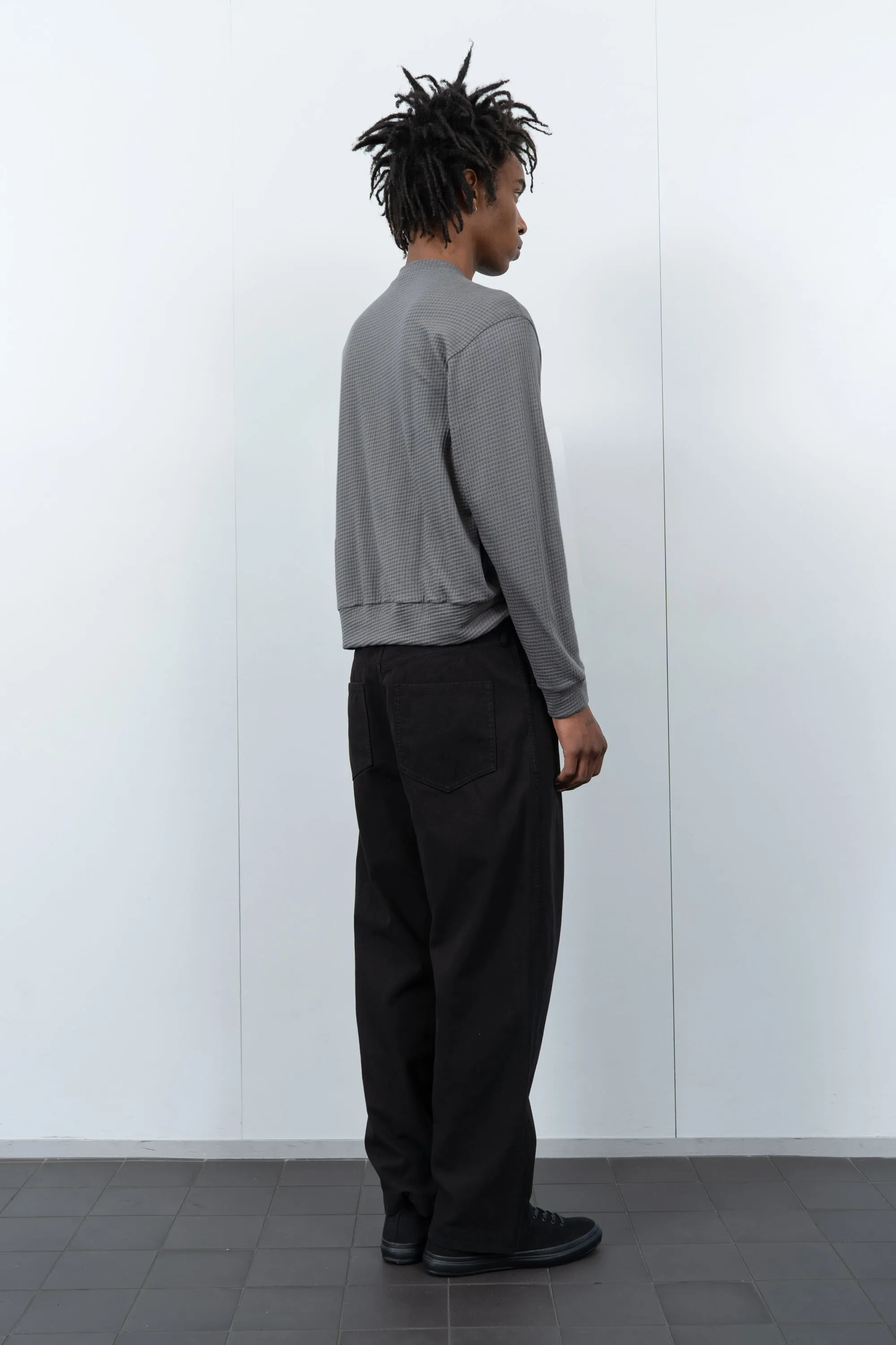 2-PLY GAUZE CREWNECK - PEWTER sold by Lady White Co. product image thumbnail 3