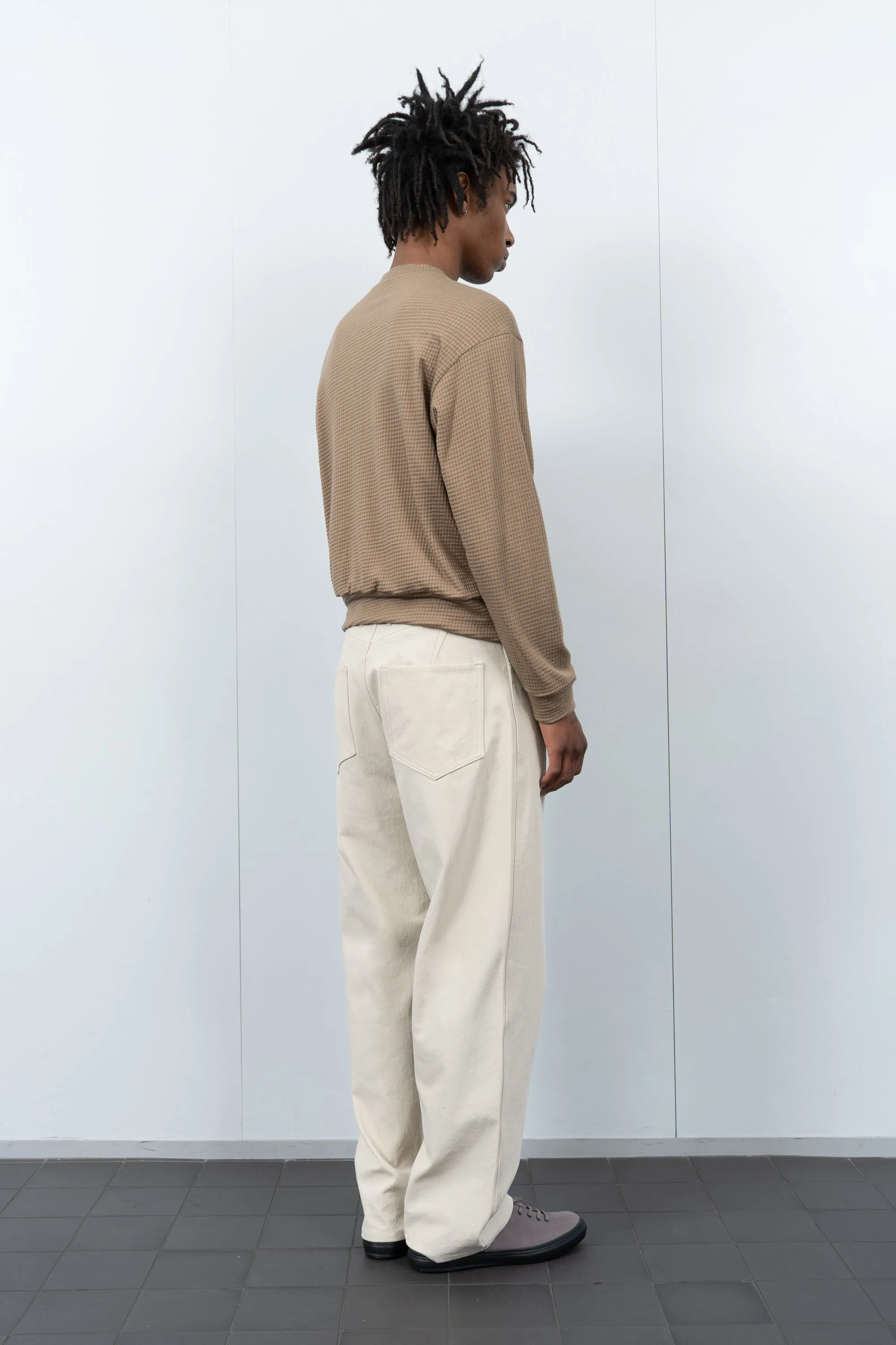 2-PLY GAUZE CREWNECK - ELM sold by Lady White Co. product image thumbnail 3