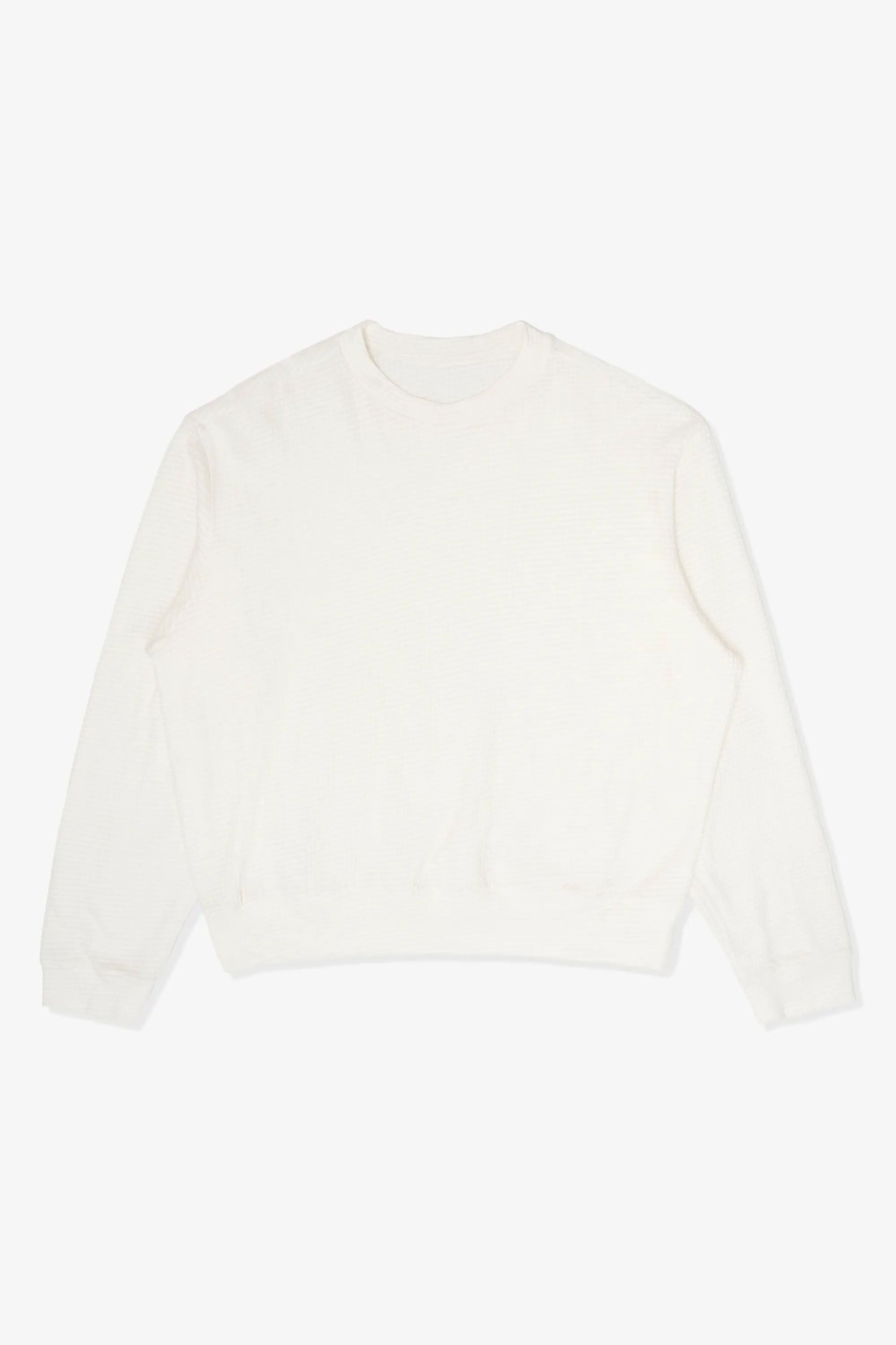2-PLY GAUZE CREWNECK - WHITE sold by Lady White Co.