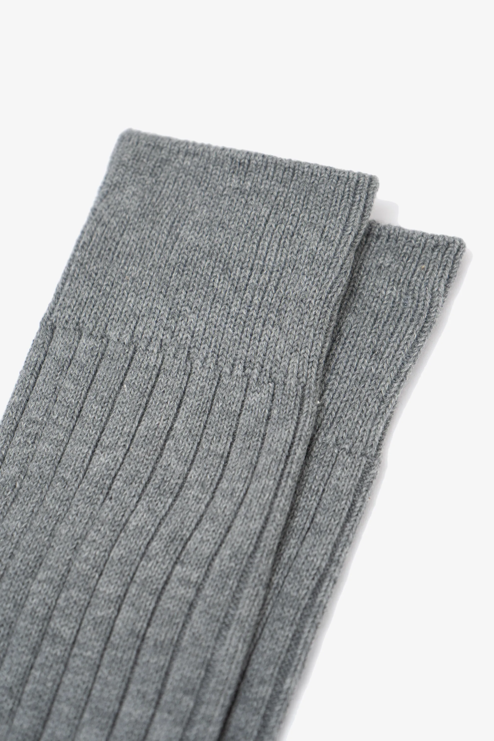 LW - C SOCK - DARK GREY MELANGE sold by Lady White Co. product image thumbnail 3
