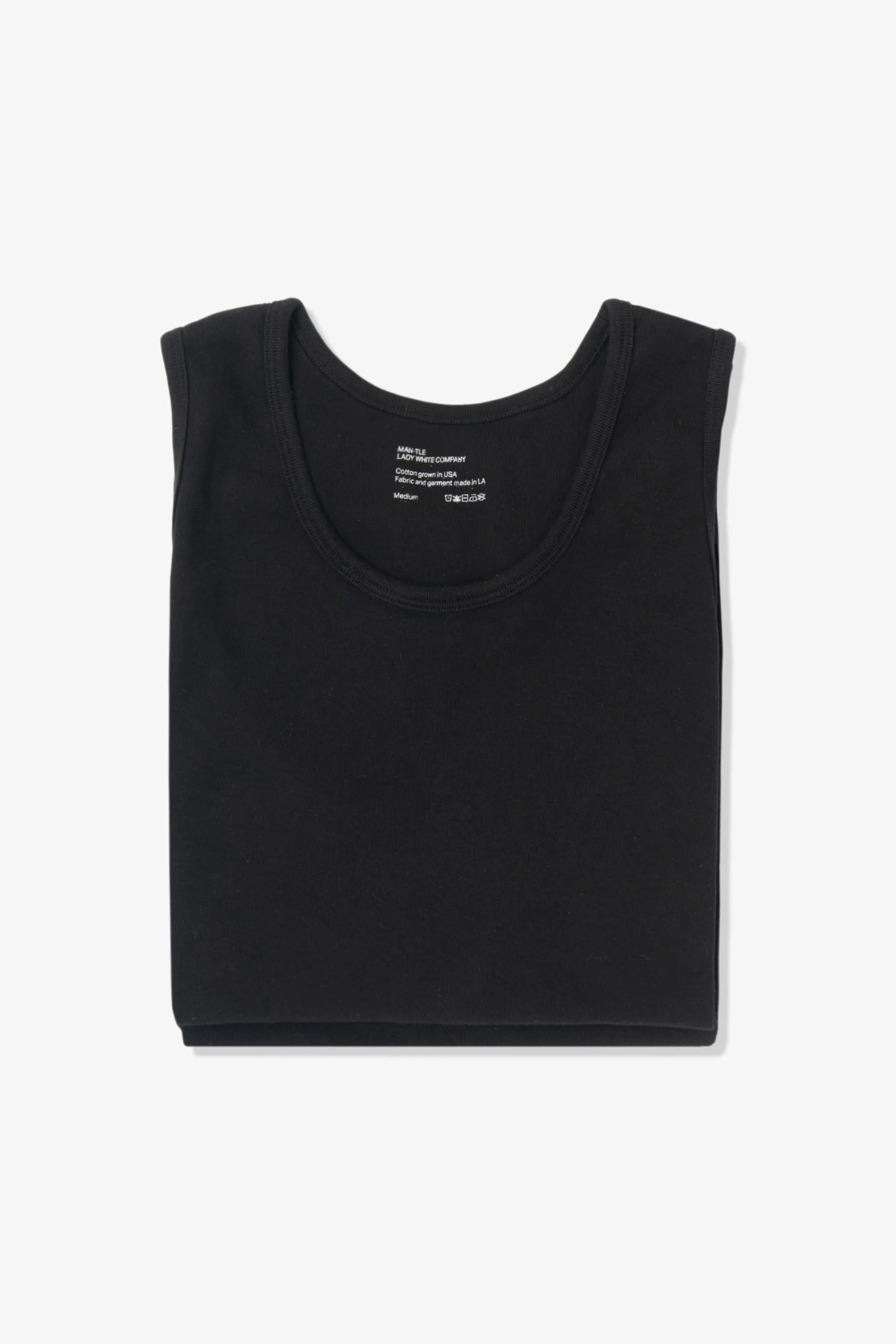 MAN-TLE TANK TOP 2-PACK - BLACK sold by Lady White Co. product image thumbnail 4