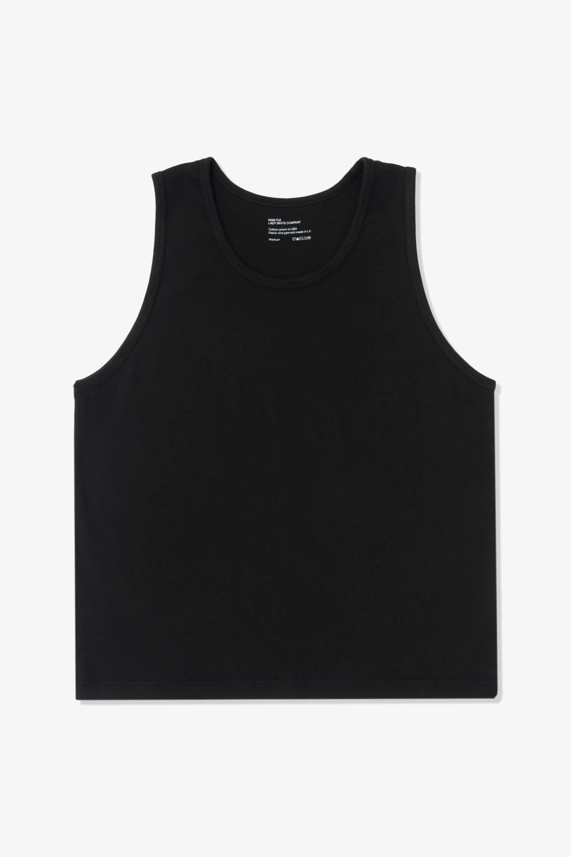 MAN-TLE TANK TOP 2-PACK - BLACK sold by Lady White Co.