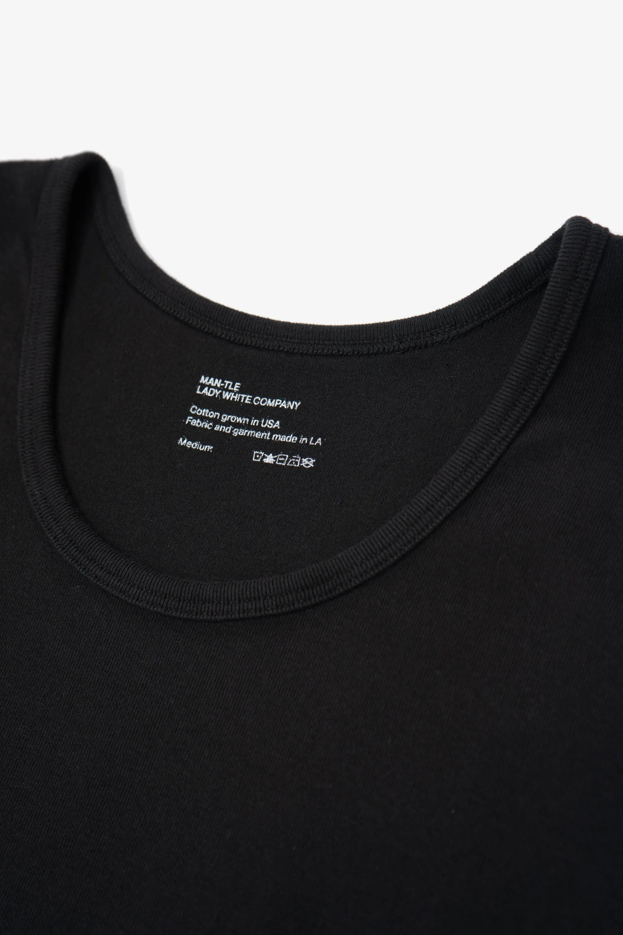 MAN-TLE TANK TOP 2-PACK - BLACK sold by Lady White Co. product image thumbnail 5