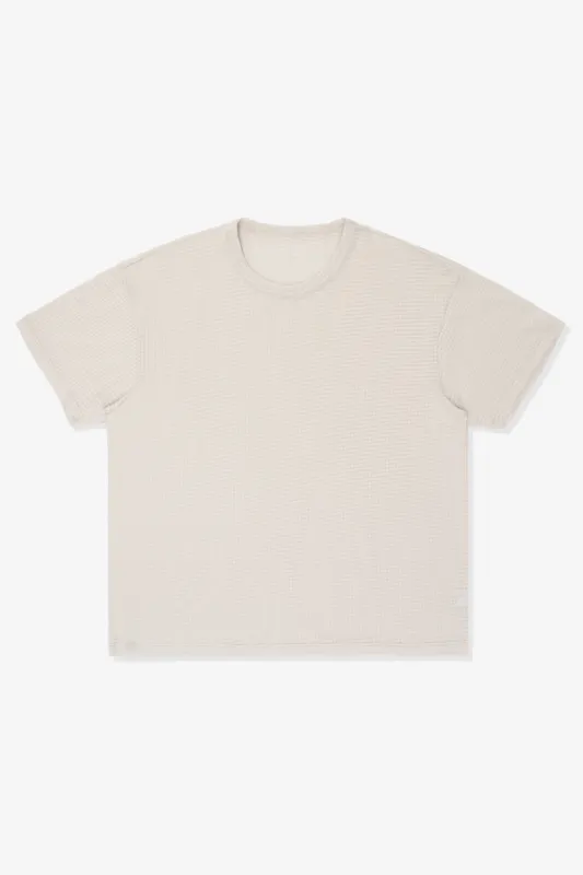 SHEER GAUZE T-SHIRT - SOLAR GREY made by Lady White Co.
