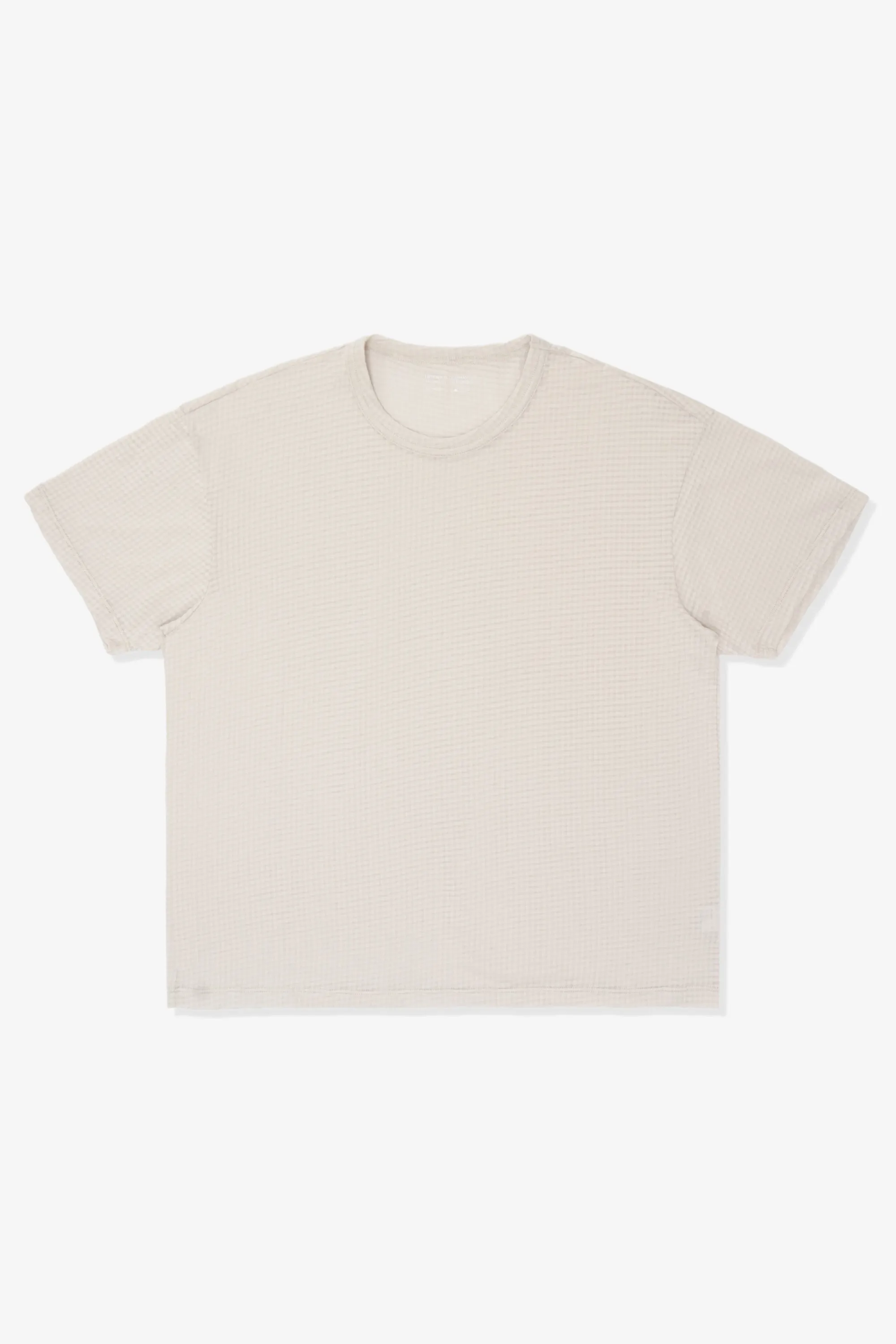 SHEER GAUZE T-SHIRT - SOLAR GREY sold by Lady White Co.