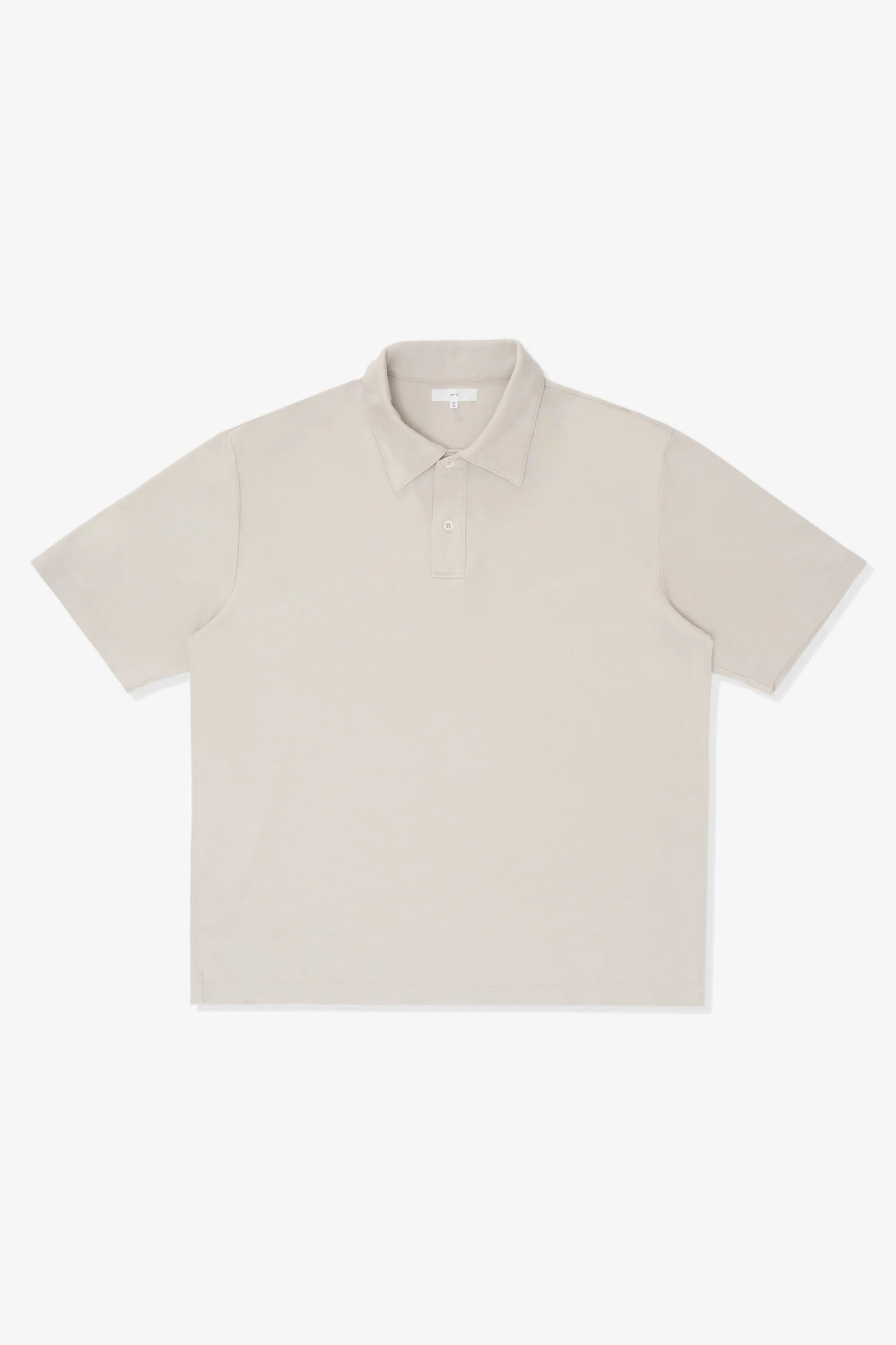 INTERLOCK TWO BUTTON POLO - SOLAR GREY sold by Lady White Co.