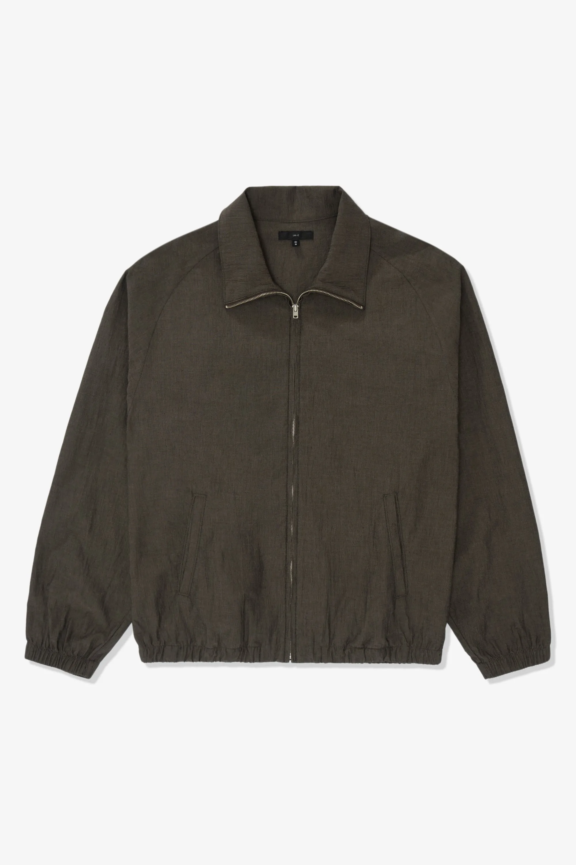 TUMBLED POPLIN FULL ZIP - BROWN PEARL sold by Lady White Co.