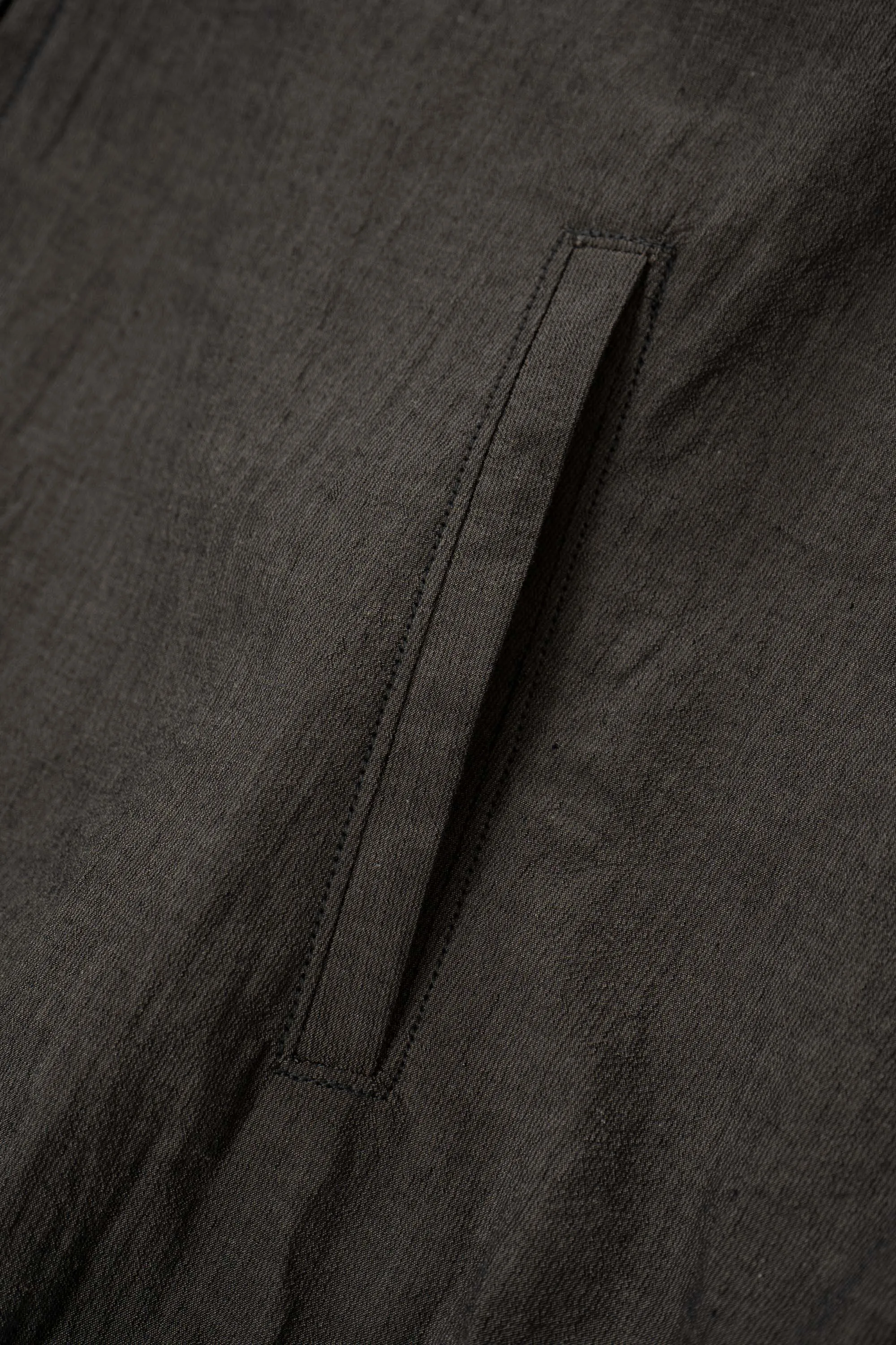 TUMBLED POPLIN FULL ZIP - BROWN PEARL sold by Lady White Co. product image thumbnail 4