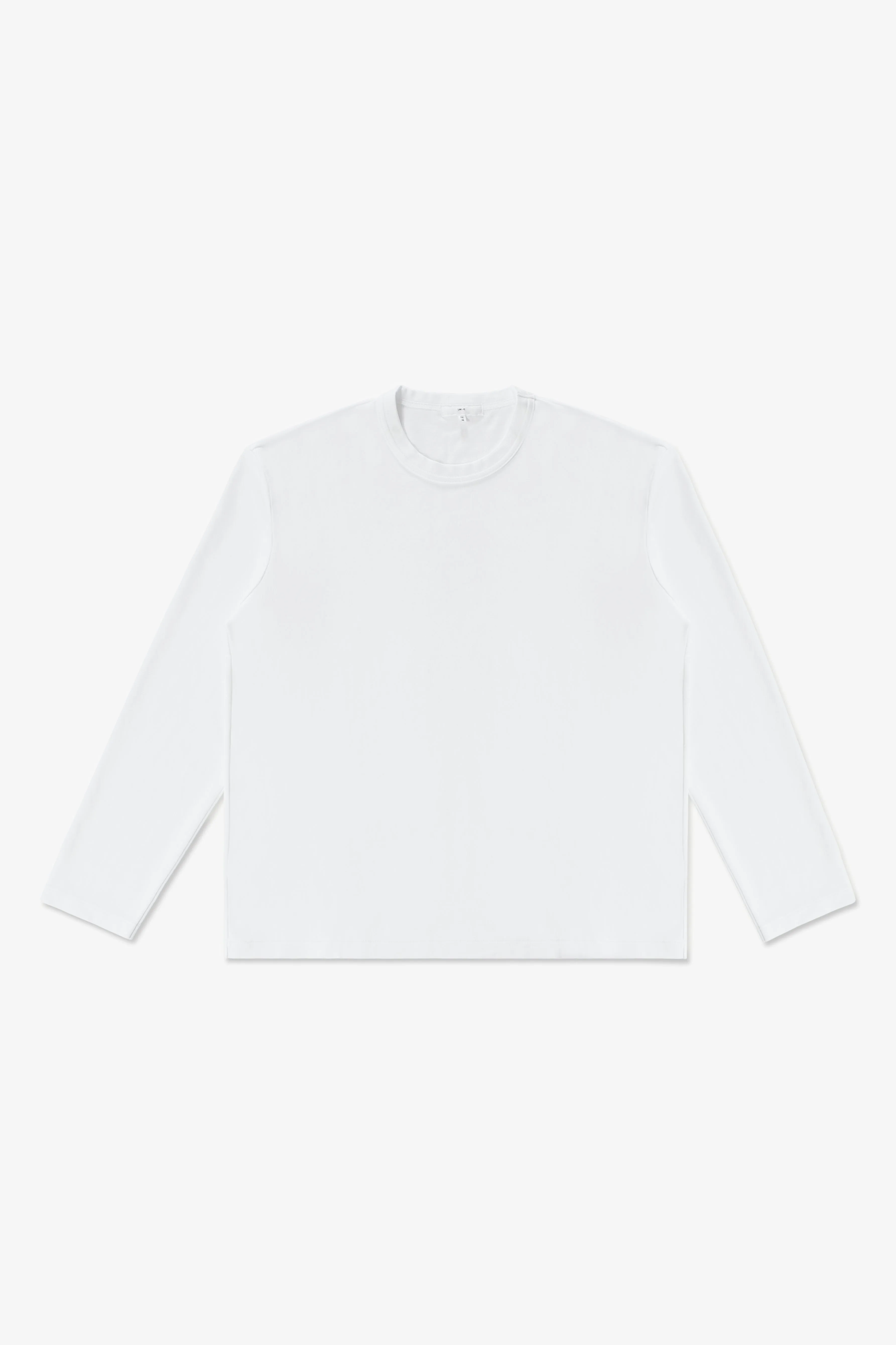 PIMA LOCK L/S T-SHIRT - WHITE sold by Lady White Co.