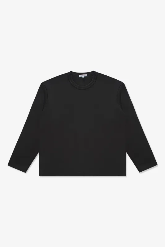 PIMA LOCK L/S T-SHIRT - GRANITE made by Lady White Co.
