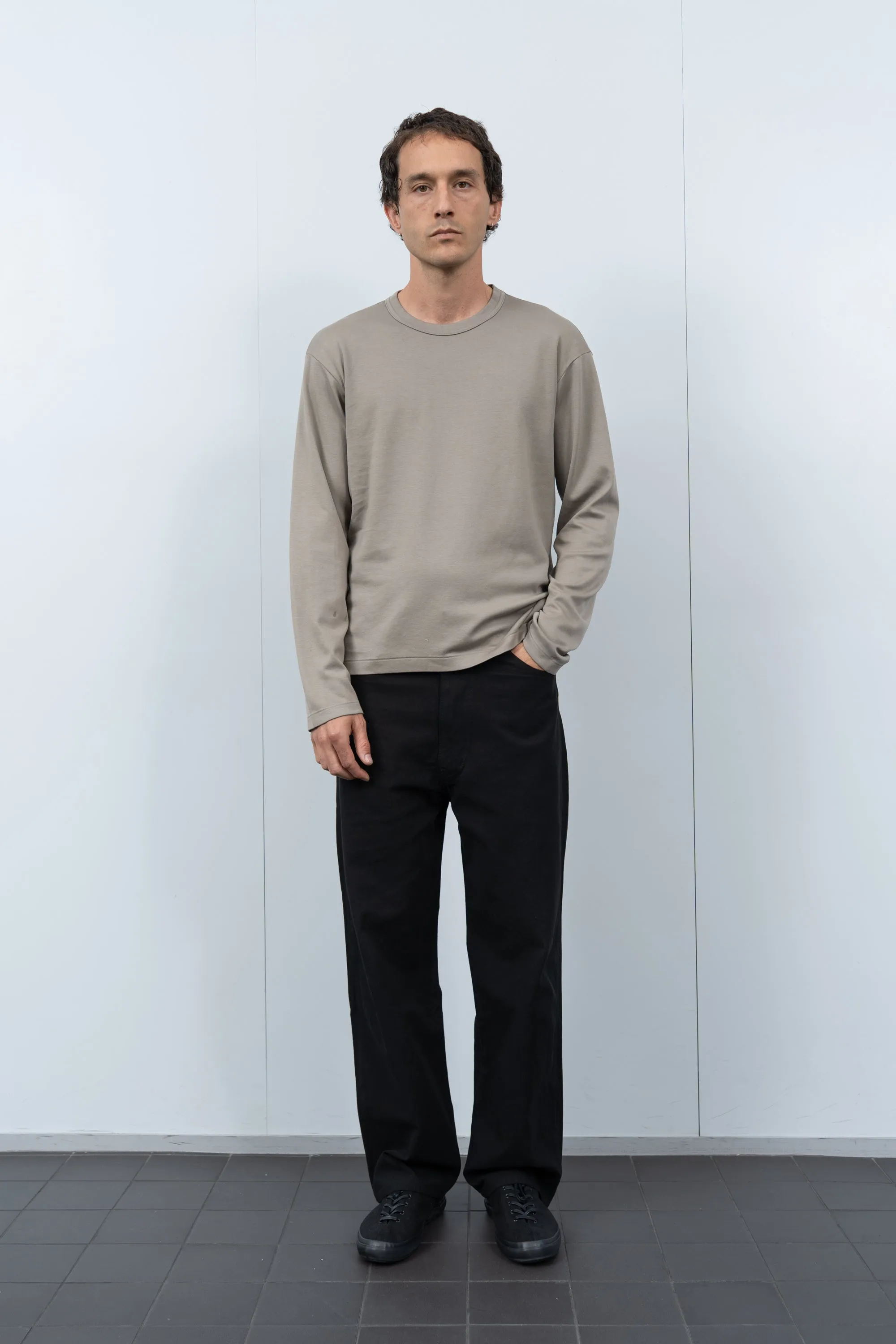 PIMA LOCK L/S T-SHIRT - ANVIL GREY sold by Lady White Co. product image thumbnail 2