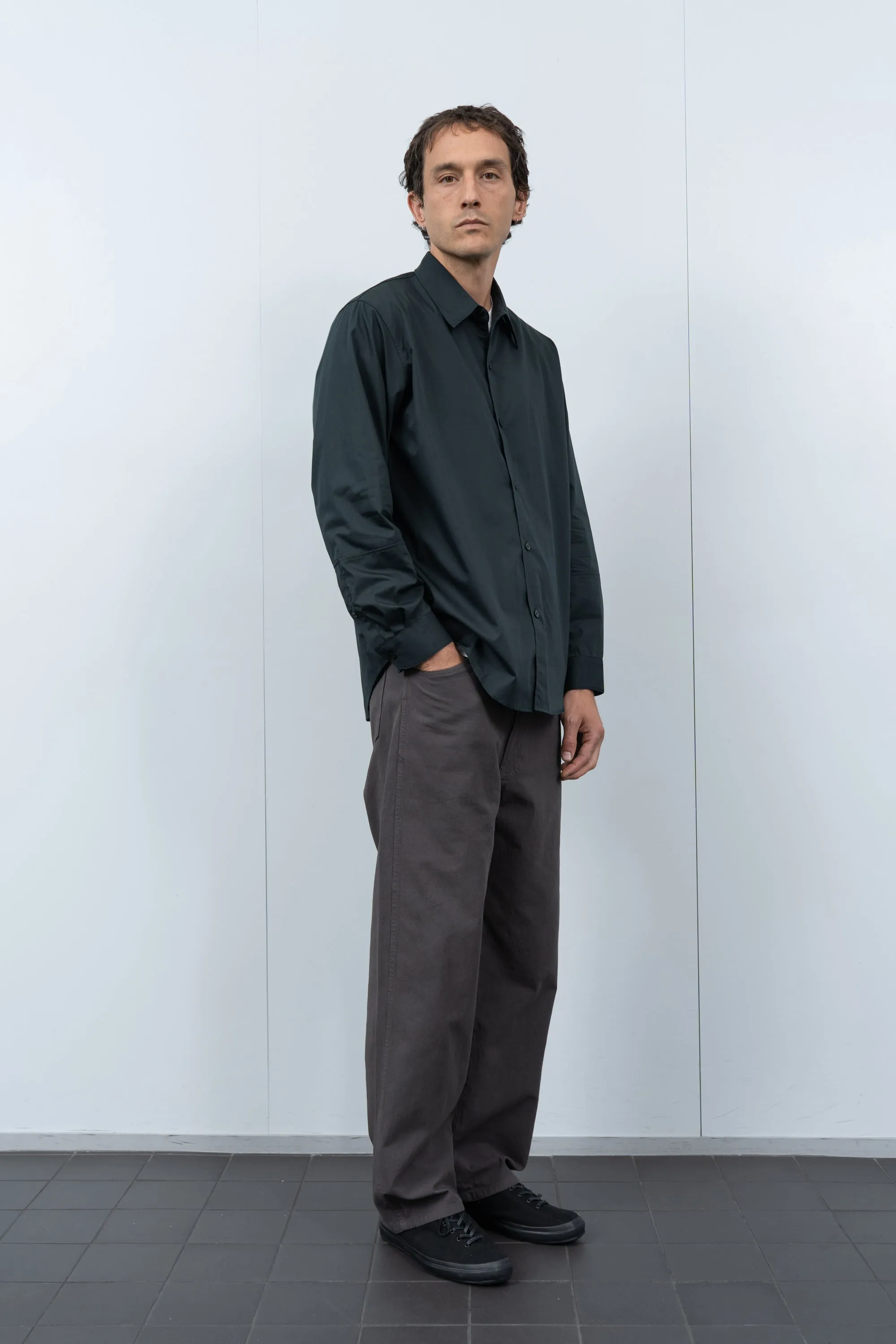 LYNN POPLIN L/S SHIRT - ABYSS sold by Lady White Co. product image thumbnail 3