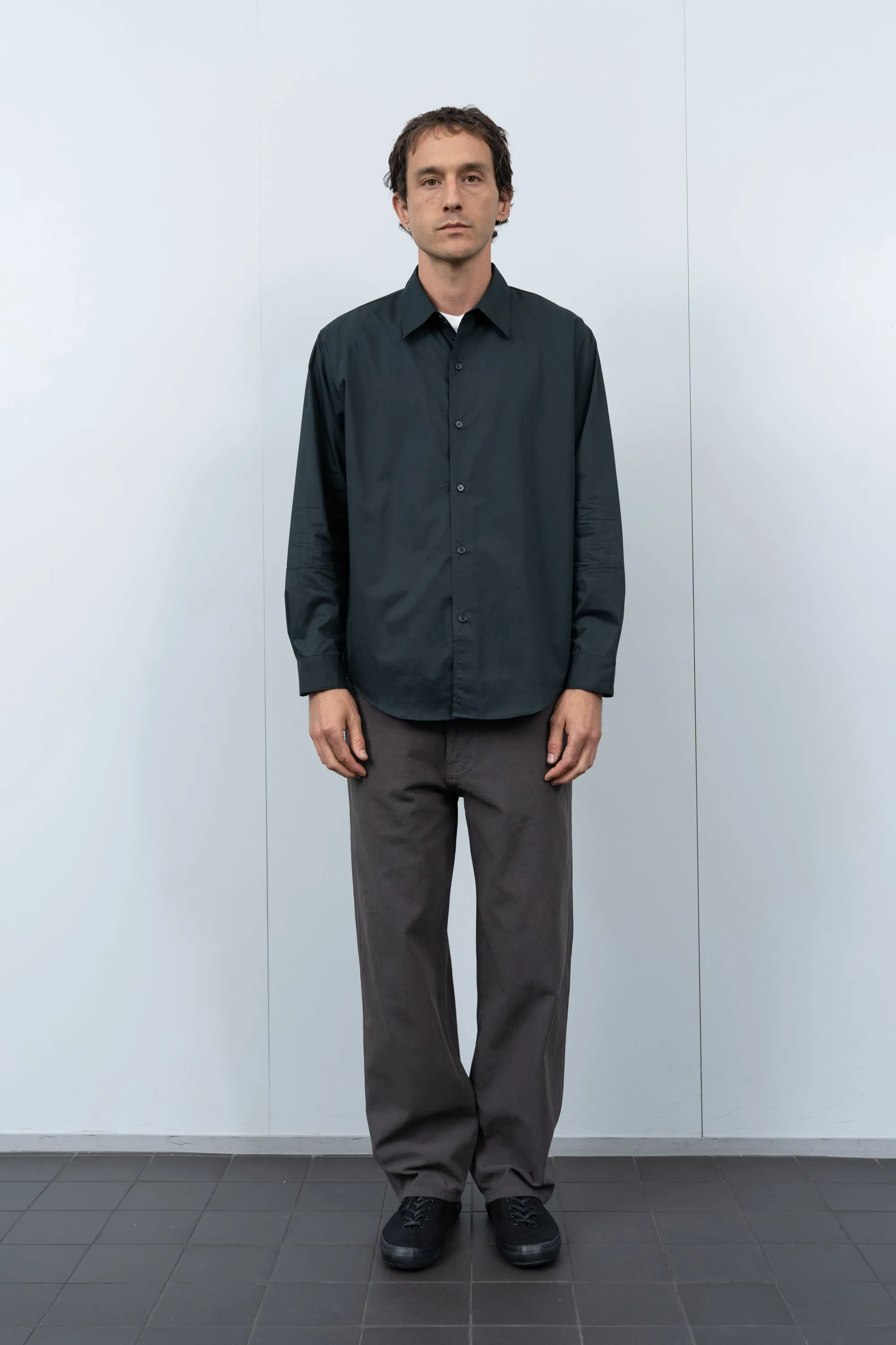 LYNN POPLIN L/S SHIRT - ABYSS sold by Lady White Co. product image thumbnail 2