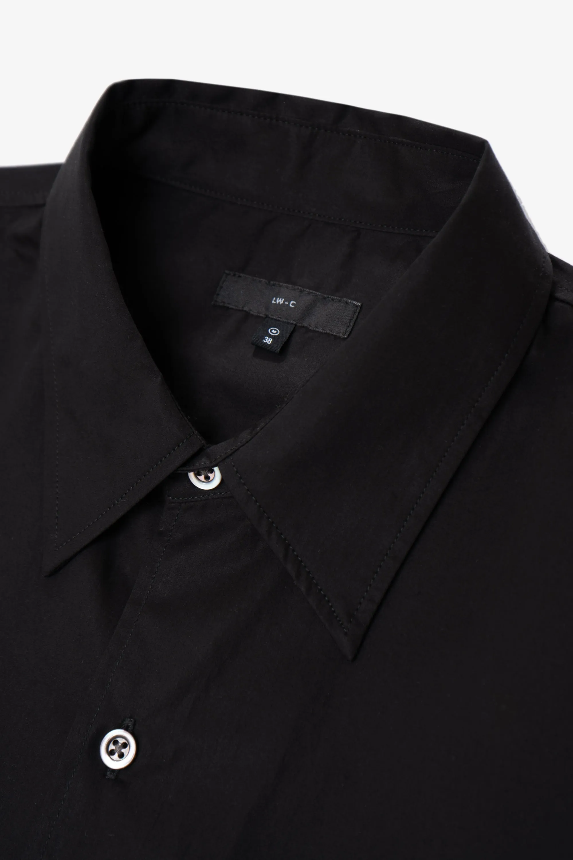 LYNN POPLIN L/S SHIRT - BLACK sold by Lady White Co. product image thumbnail 4