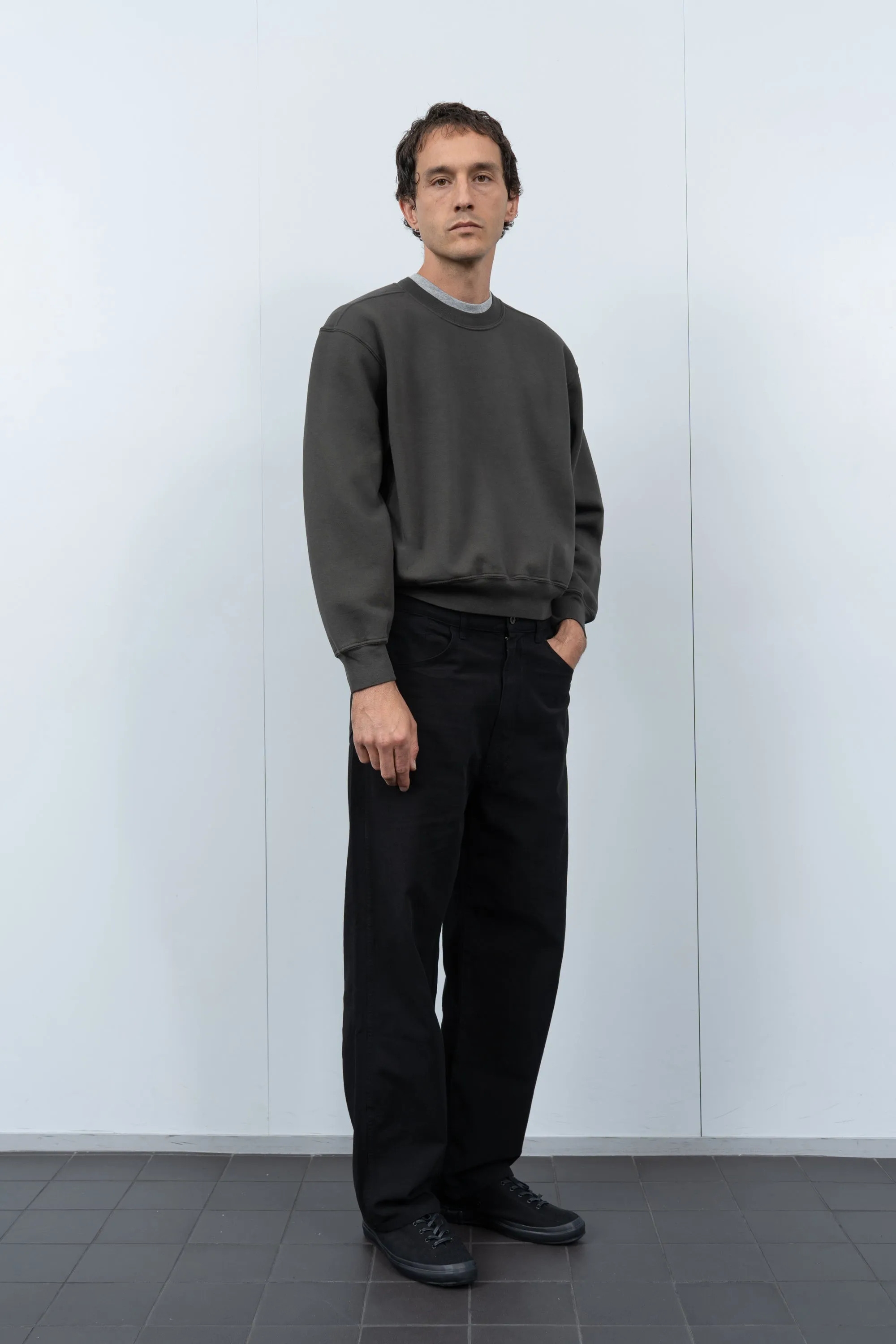 MINI CREWNECK - GRANITE sold by Lady White Co. product image thumbnail 2