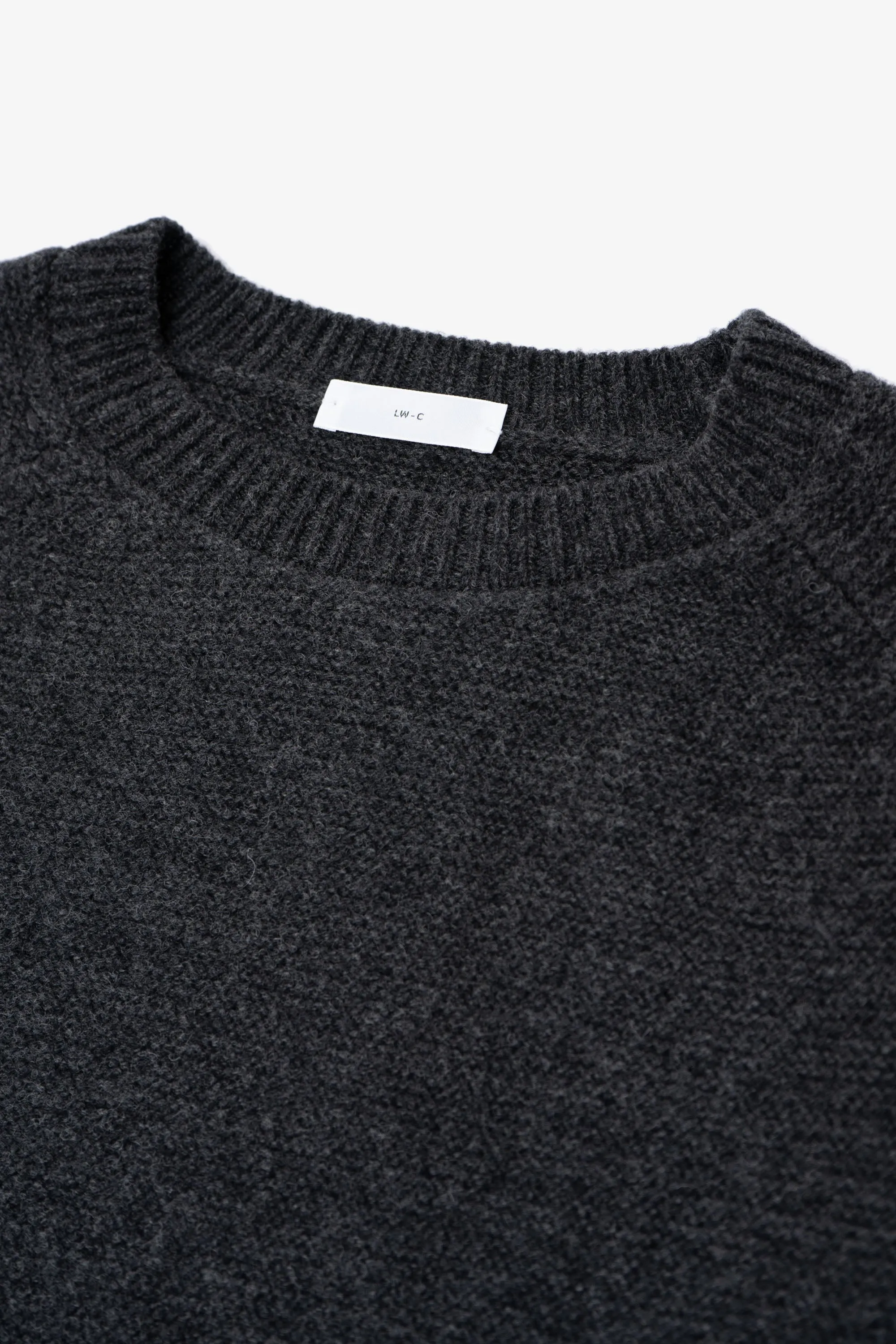 RAGLAN LINK SWEATER - CHARCOAL sold by Lady White Co. product image thumbnail 5