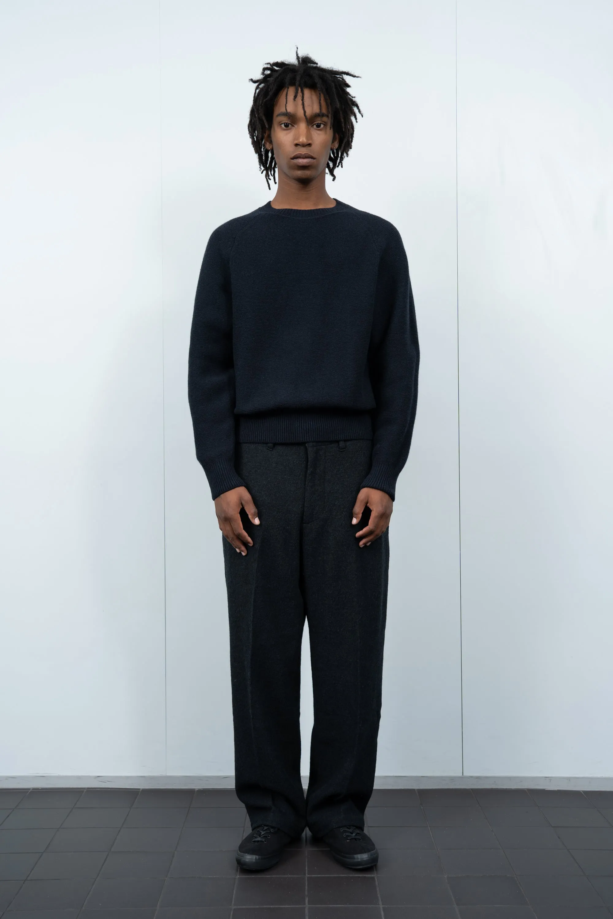 RAGLAN LINK SWEATER - DEEP NAVY sold by Lady White Co. product image thumbnail 2