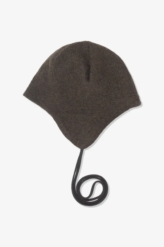 EAR FLAP CAP - BROWN made by Lady White Co.