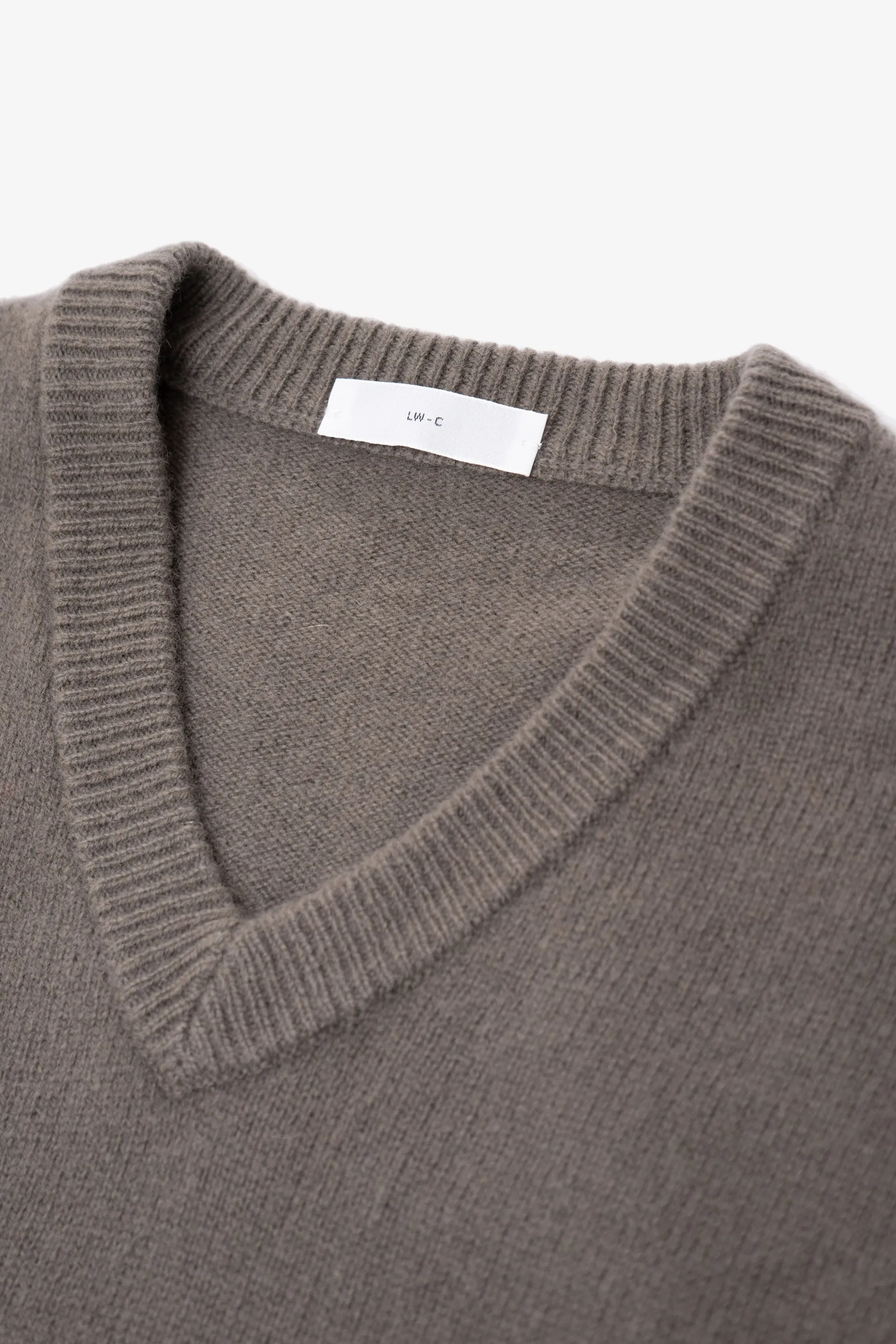 WOOL V-NECK SWEATER - CLAY sold by Lady White Co. product image thumbnail 5