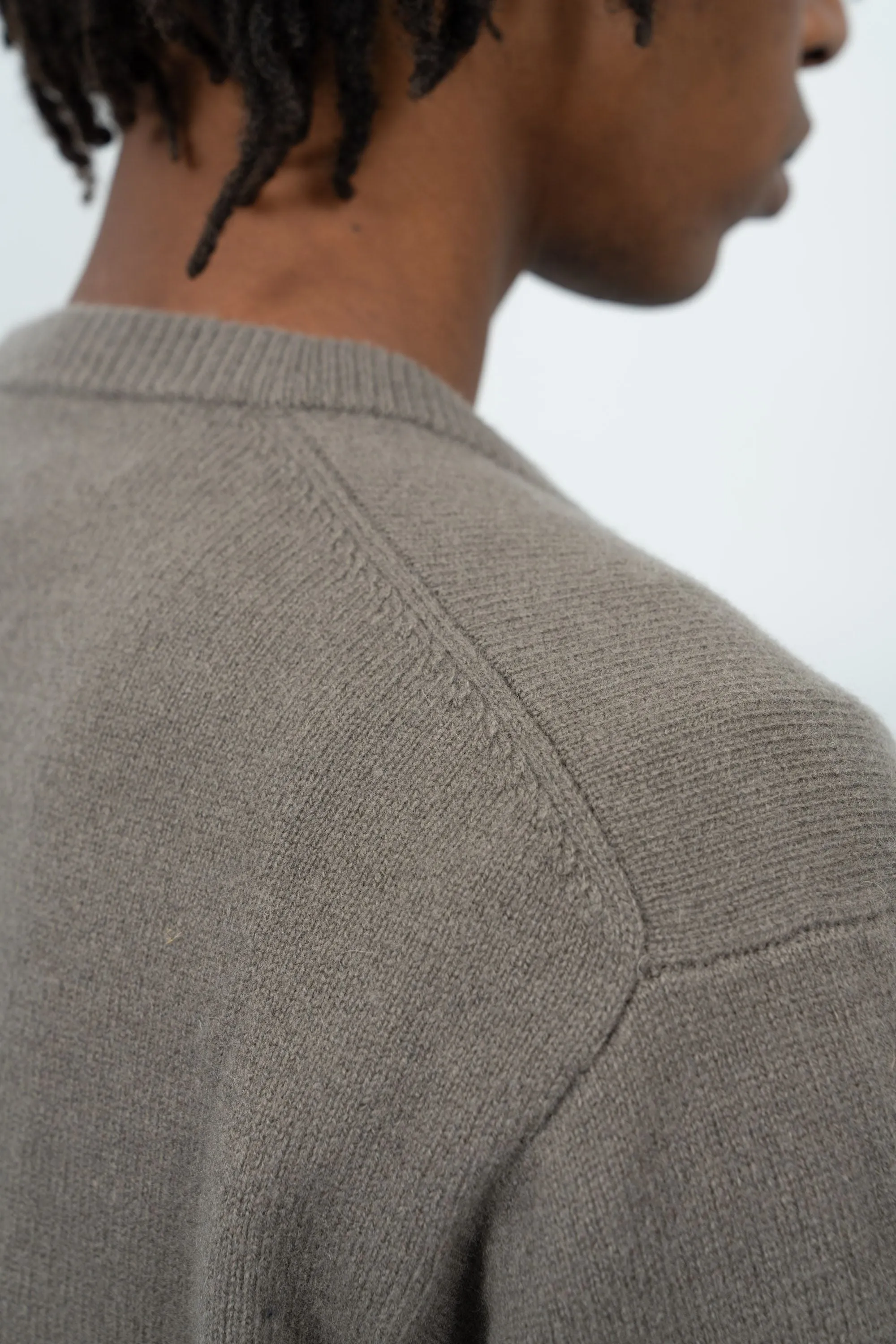 WOOL V-NECK SWEATER - CLAY sold by Lady White Co. product image thumbnail 4