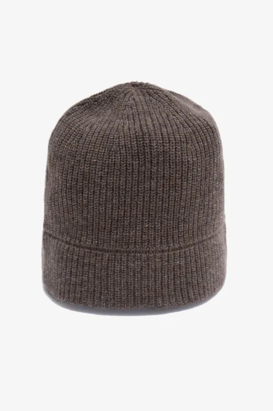 BUMP BEANIE - TAUPE MELANGE made by Lady White Co.