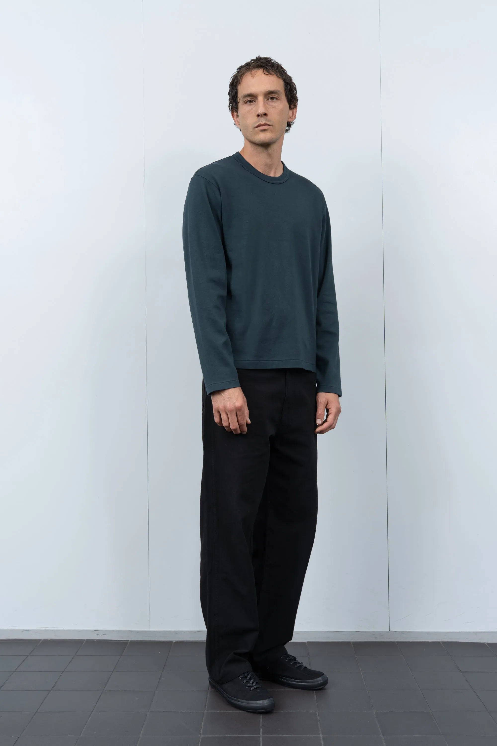 PIMA LOCK L/S T-SHIRT - ABYSS sold by Lady White Co. product image thumbnail 3
