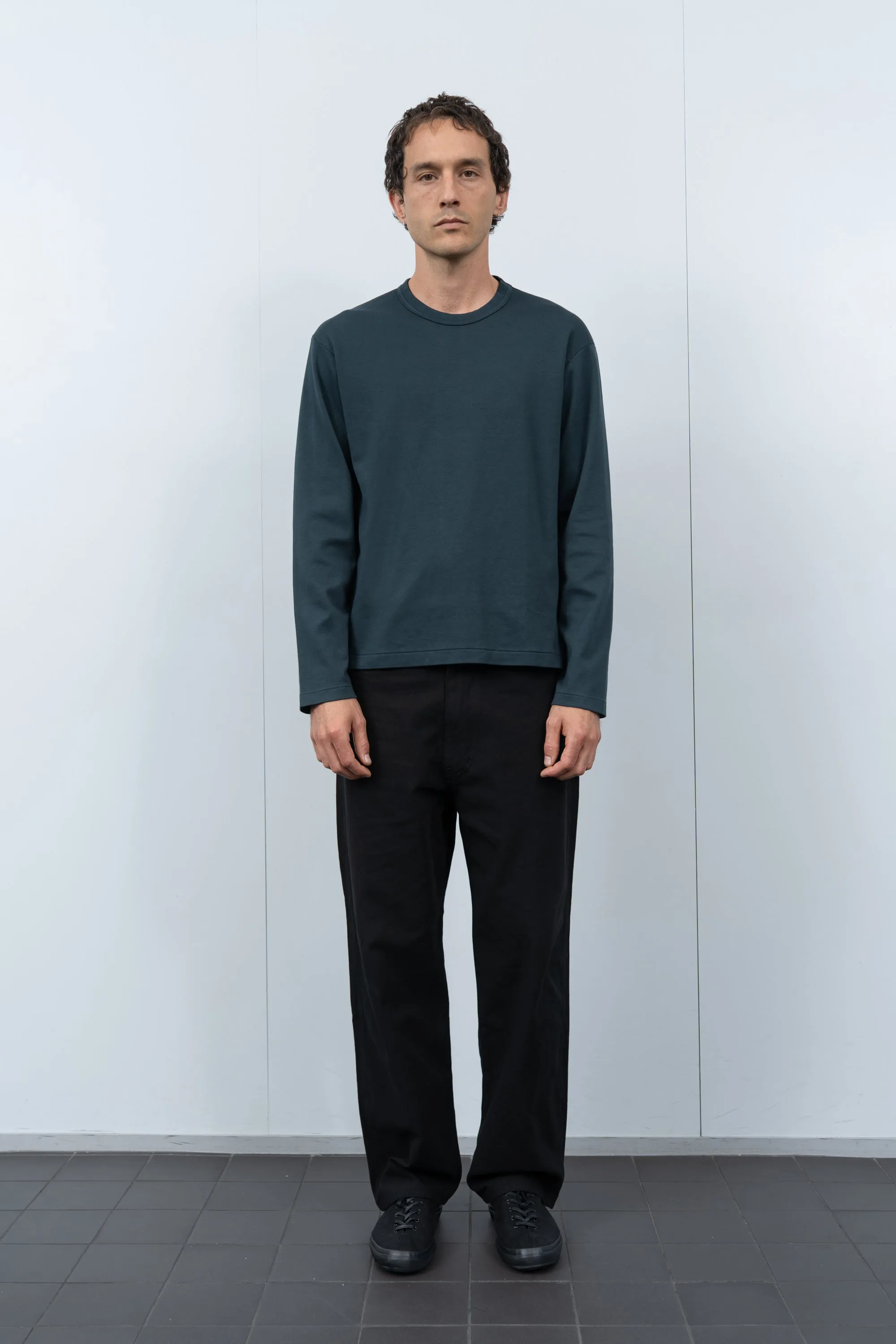 PIMA LOCK L/S T-SHIRT - ABYSS sold by Lady White Co. product image thumbnail 2