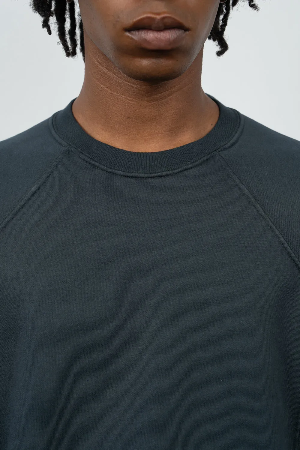 HEAVY GUSSET CREWNECK - ABYSS sold by Lady White Co. product image thumbnail 4