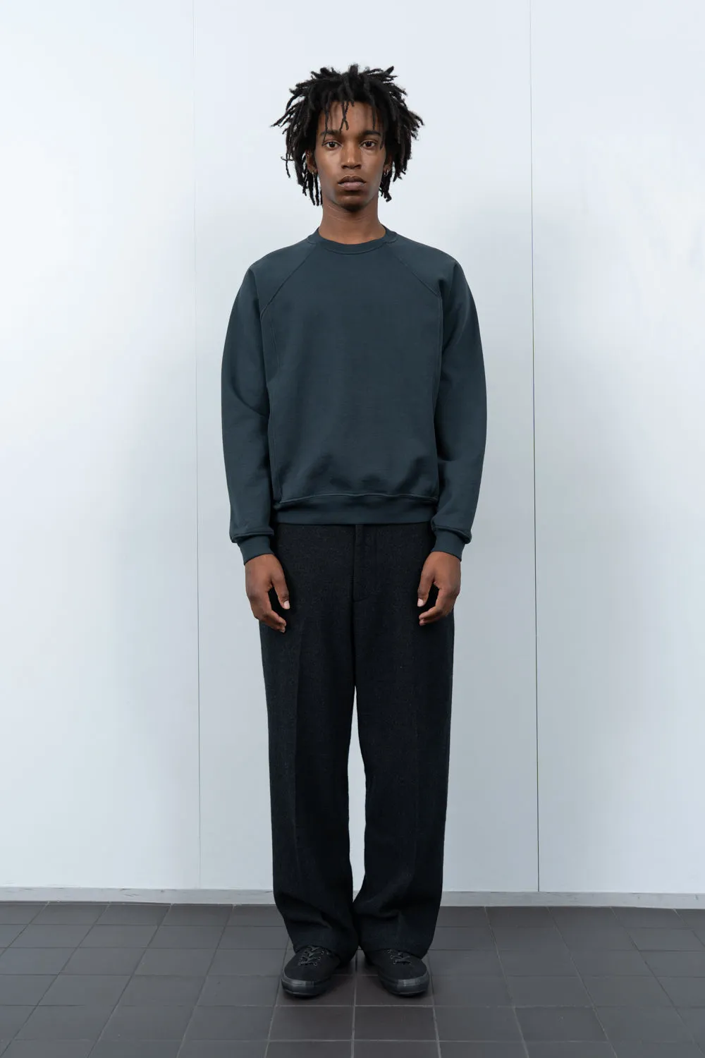HEAVY GUSSET CREWNECK - ABYSS sold by Lady White Co. product image thumbnail 2