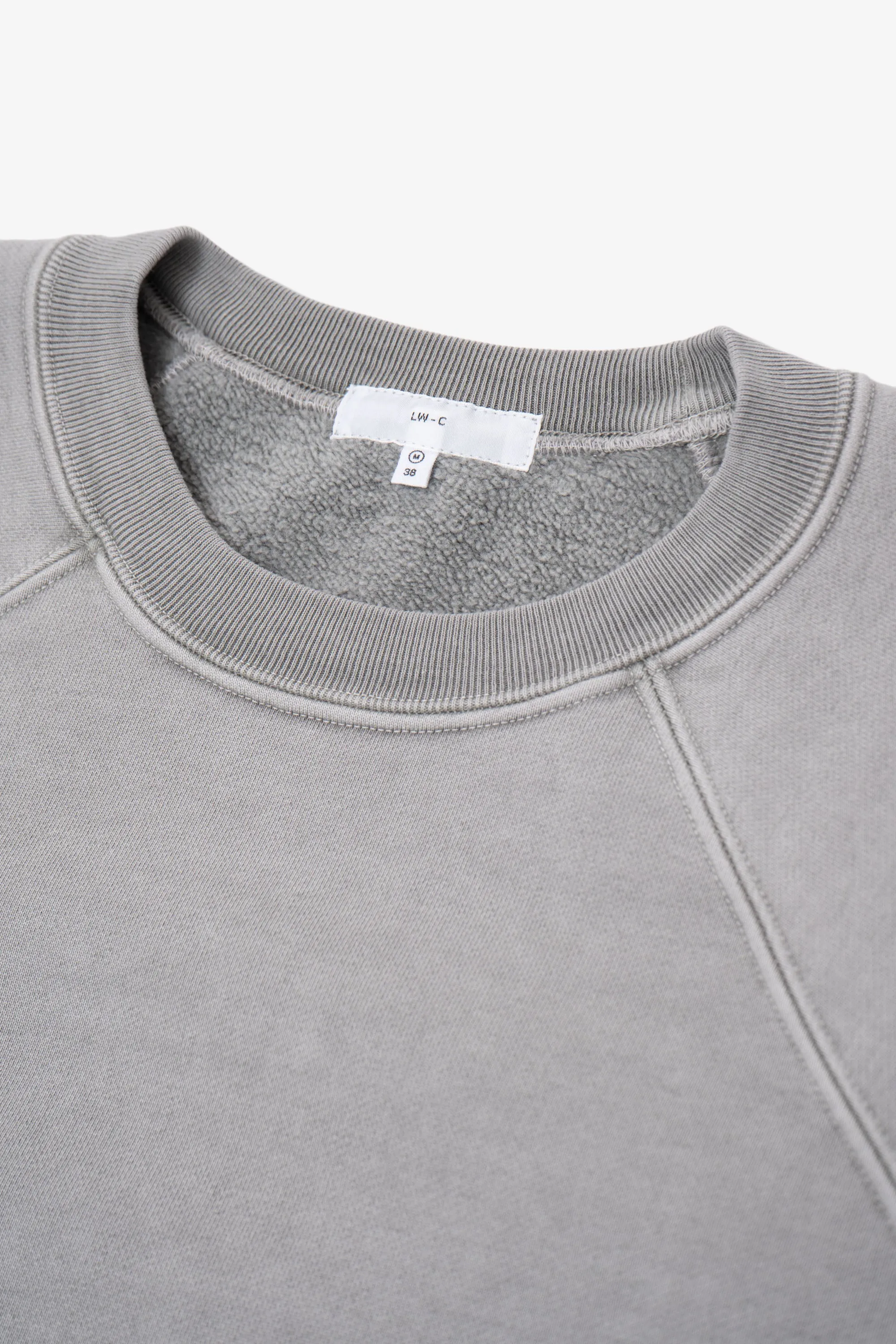 HEAVY GUSSET CREWNECK - PIGMENT CHALK sold by Lady White Co. product image thumbnail 2