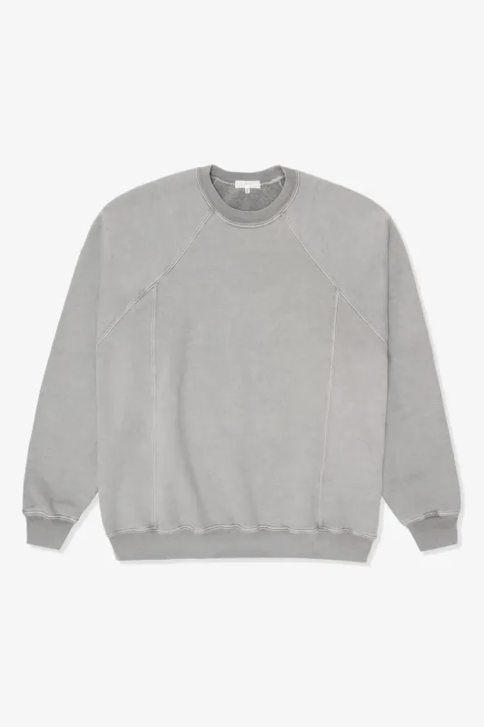 HEAVY GUSSET CREWNECK - PIGMENT CHALK made by Lady White Co.