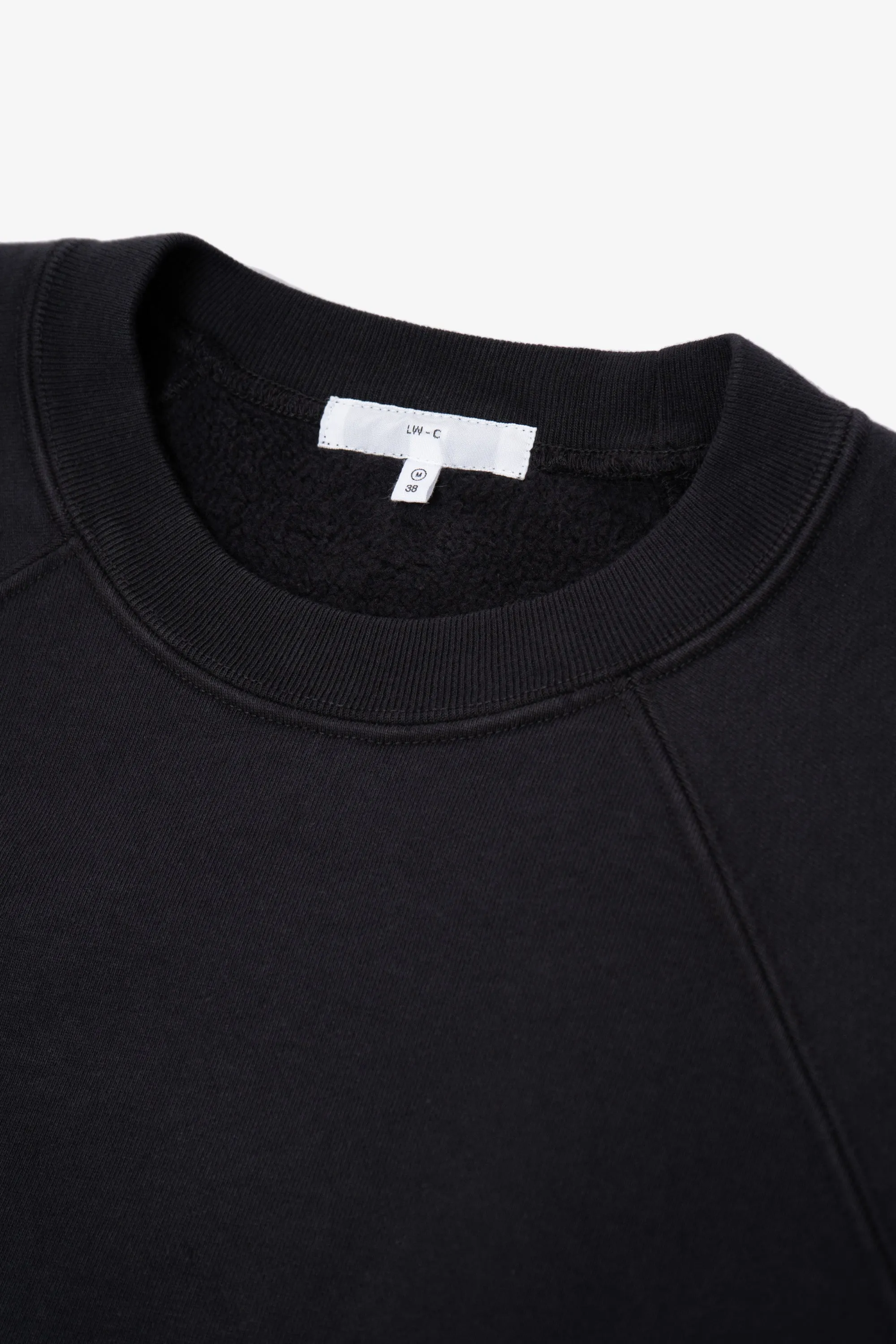 HEAVY GUSSET CREWNECK - ANTHRACITE sold by Lady White Co. product image thumbnail 5