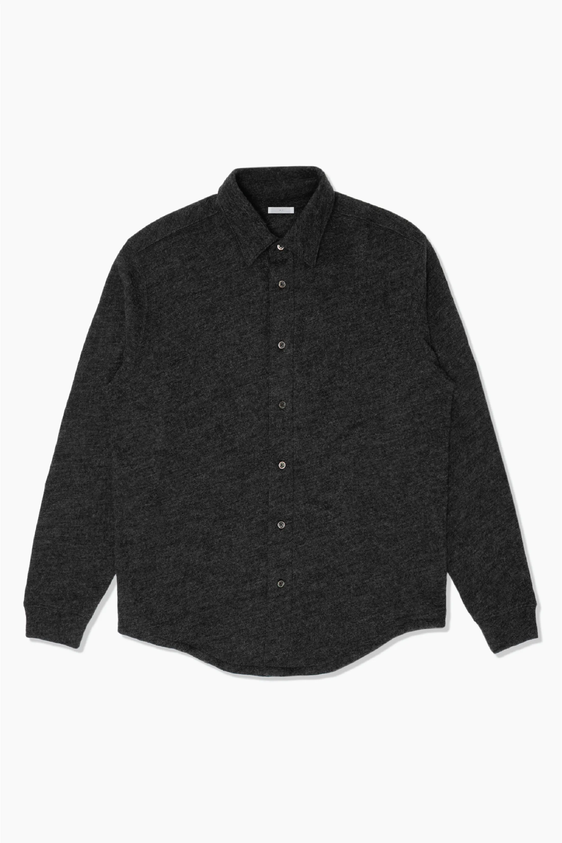 CRATER WOOL BUTTON UP - CHARCOAL sold by Lady White Co.