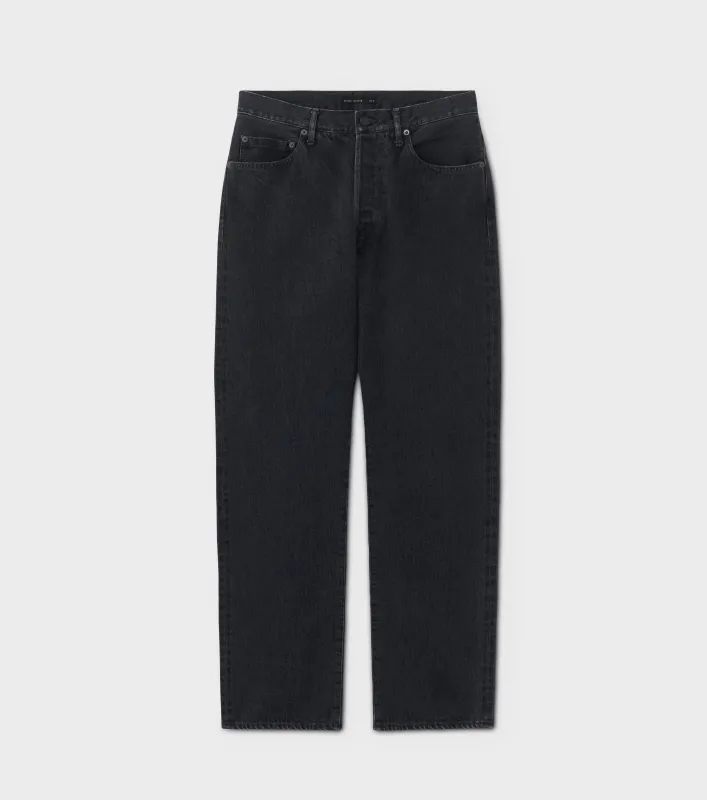 CLASSIC JEANS REGULAR - FADED BLACK made by Lady White Co.