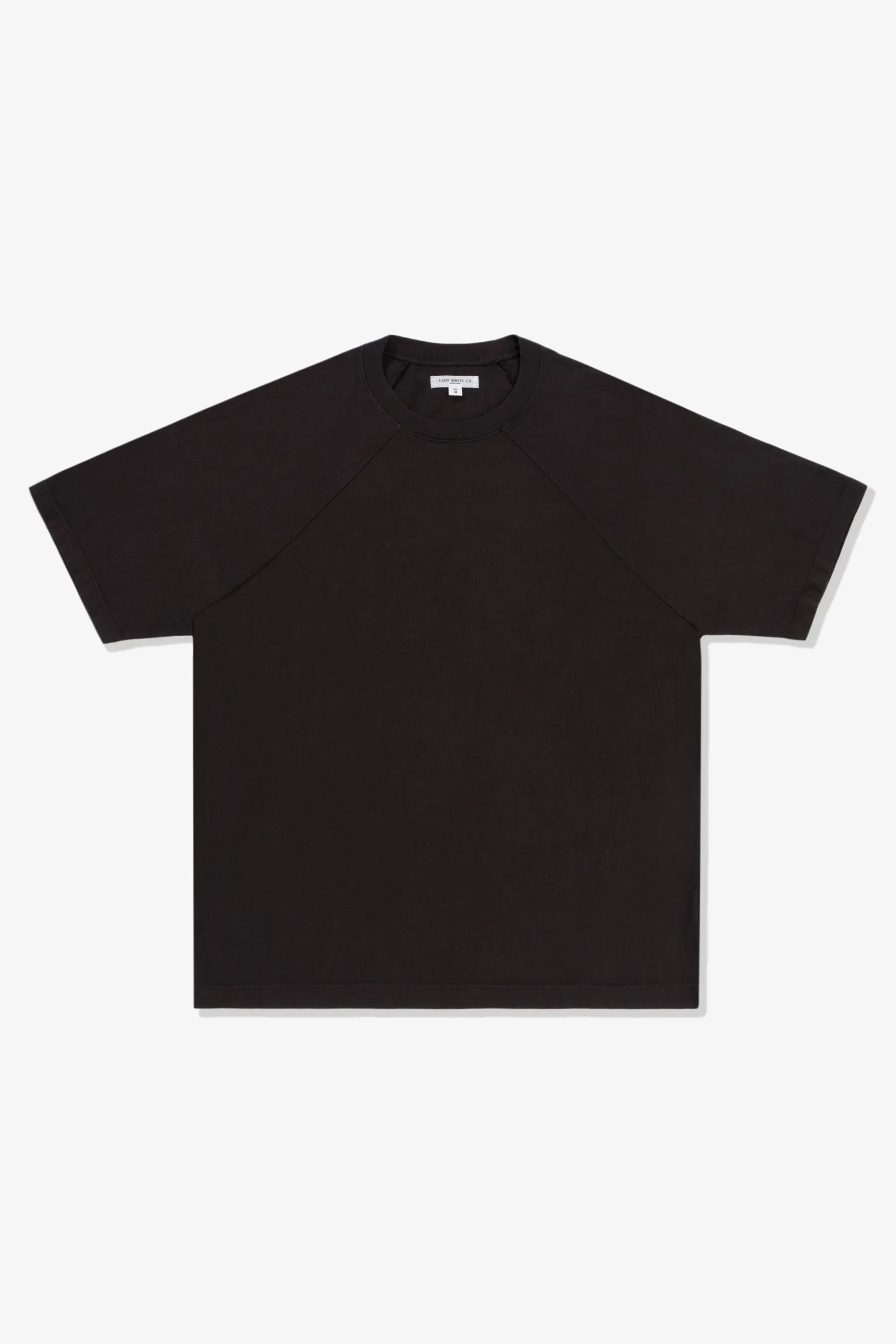 RAGLAN LITE JERSEY - TIRE BLACK sold by Lady White Co.