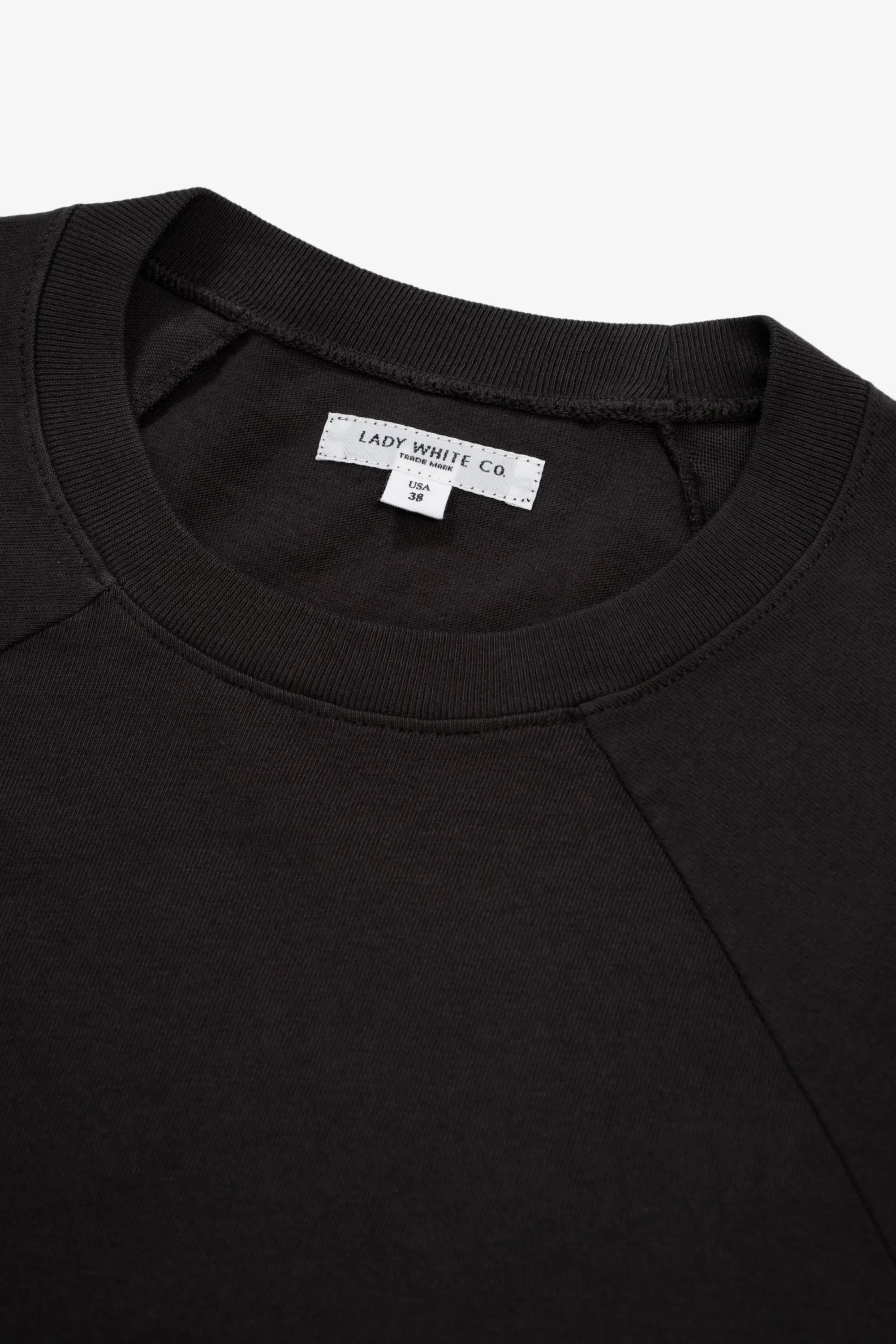 RAGLAN LITE JERSEY - TIRE BLACK sold by Lady White Co. product image thumbnail 2