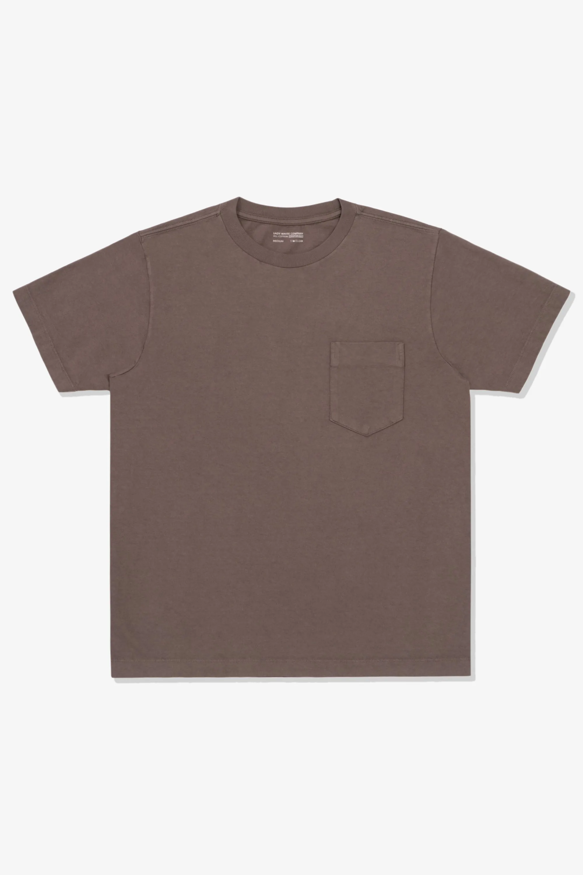 BALTA POCKET T-SHIRT - DEEP CEMENT sold by Lady White Co.