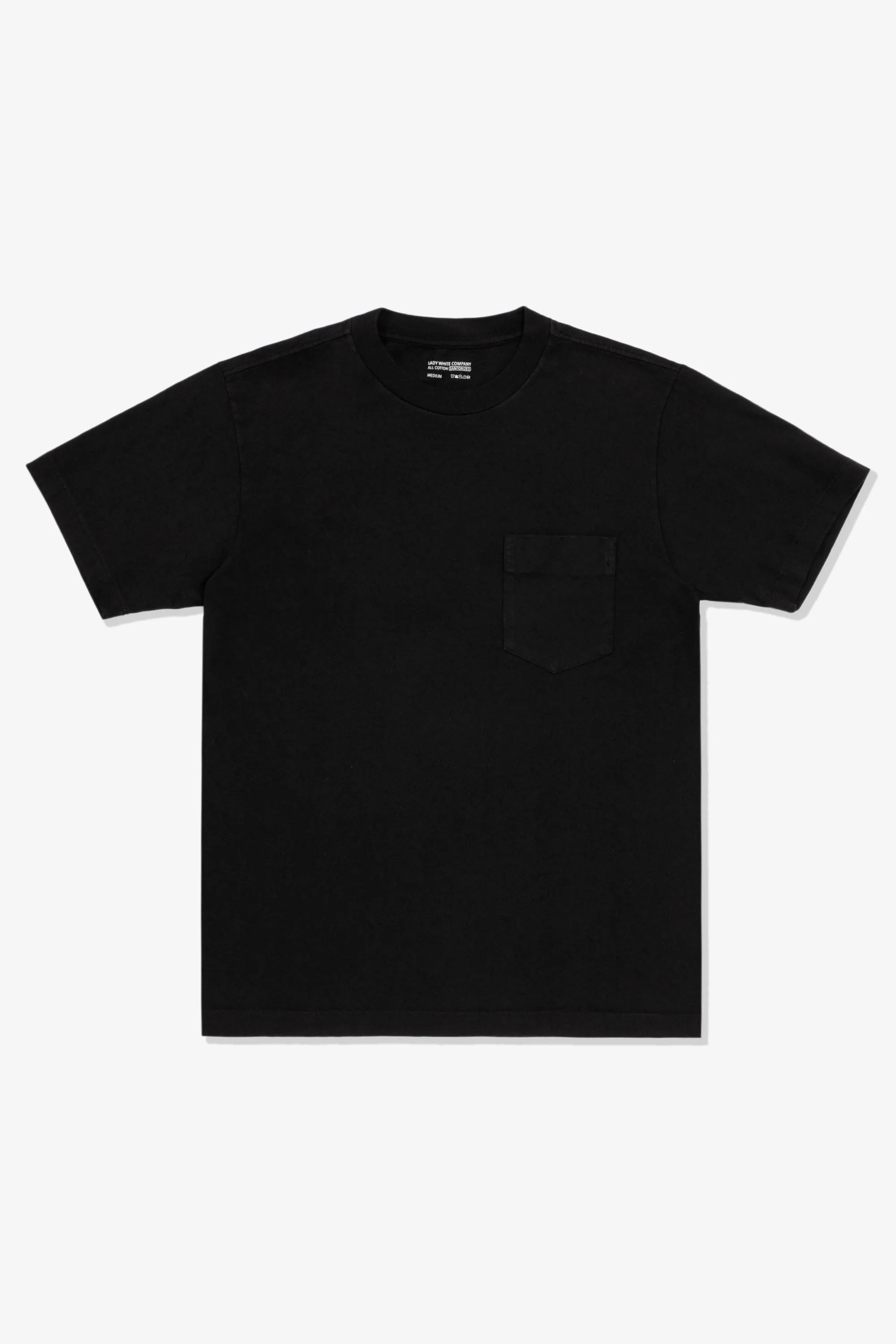 BALTA POCKET T-SHIRT - BLACK sold by Lady White Co.