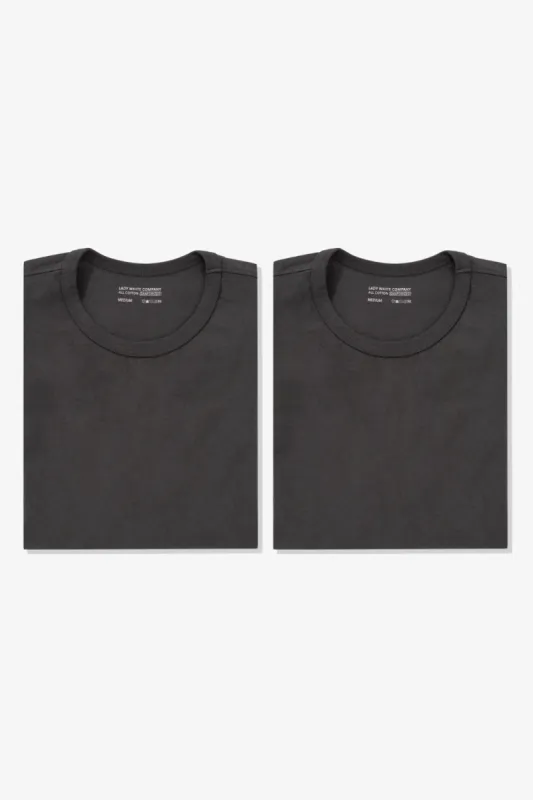 OUR T-SHIRT 2-PACK - PEWTER sold by Lady White Co.