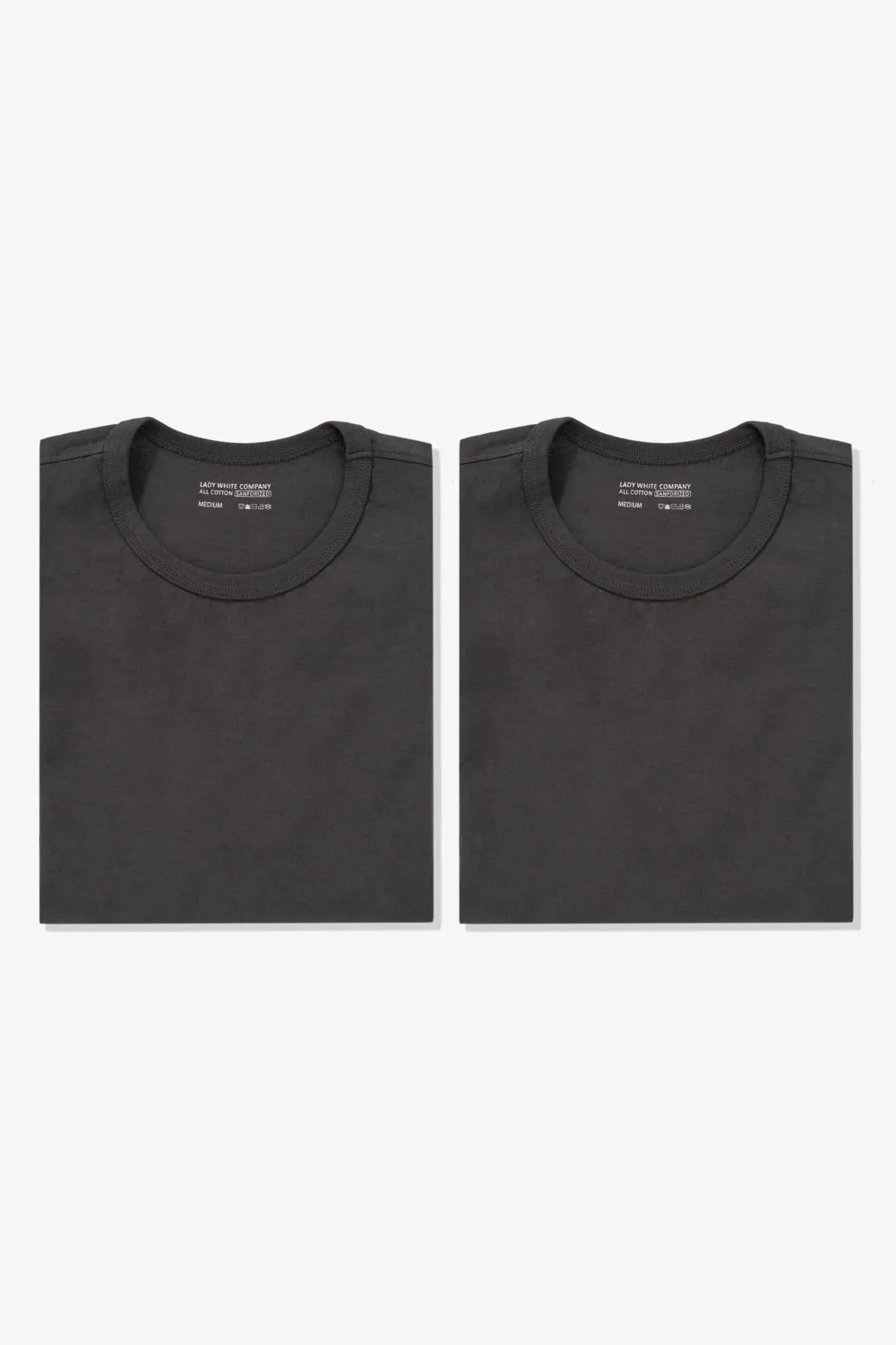 OUR T-SHIRT 2-PACK - PEWTER sold by Lady White Co.