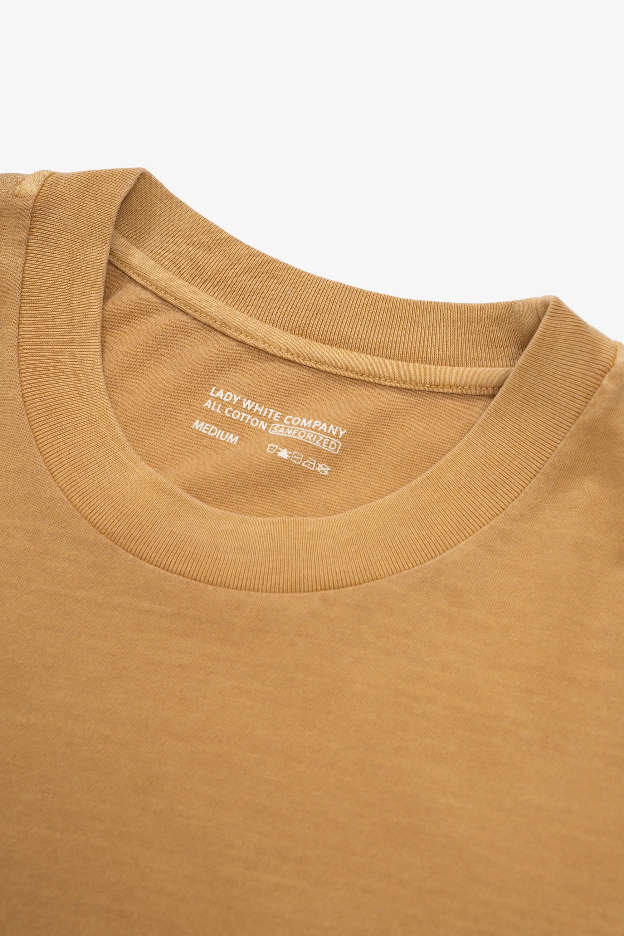 ATHENS T-SHIRT - MUSTARD PIGMENT sold by Lady White Co. product image thumbnail 4